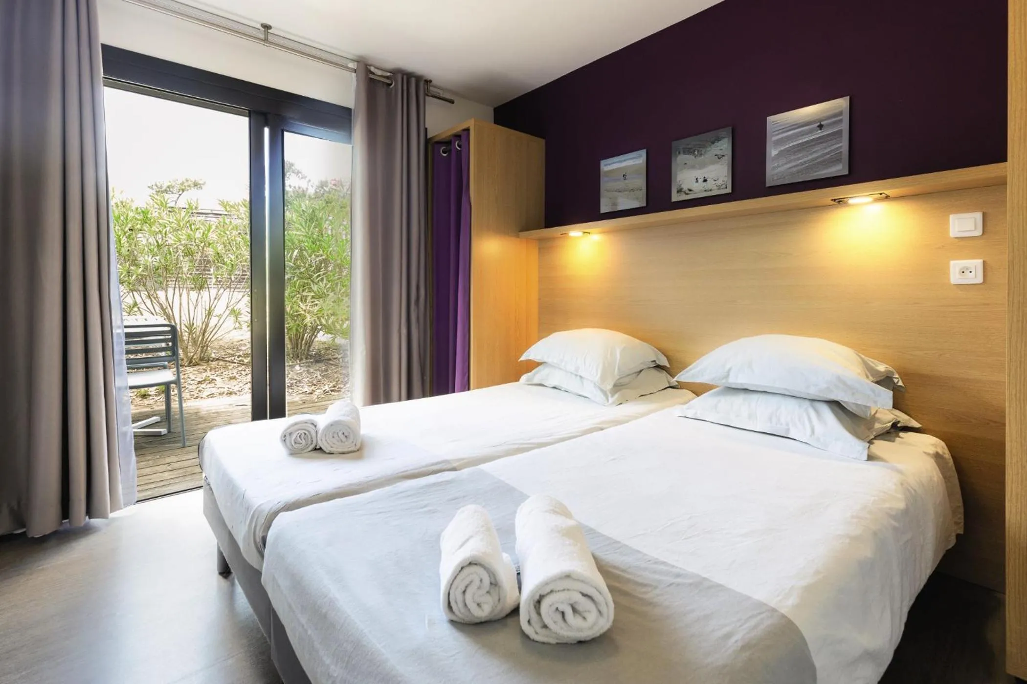 Bedroom, Bed in Belambra Clubs Capbreton - Les Vignes