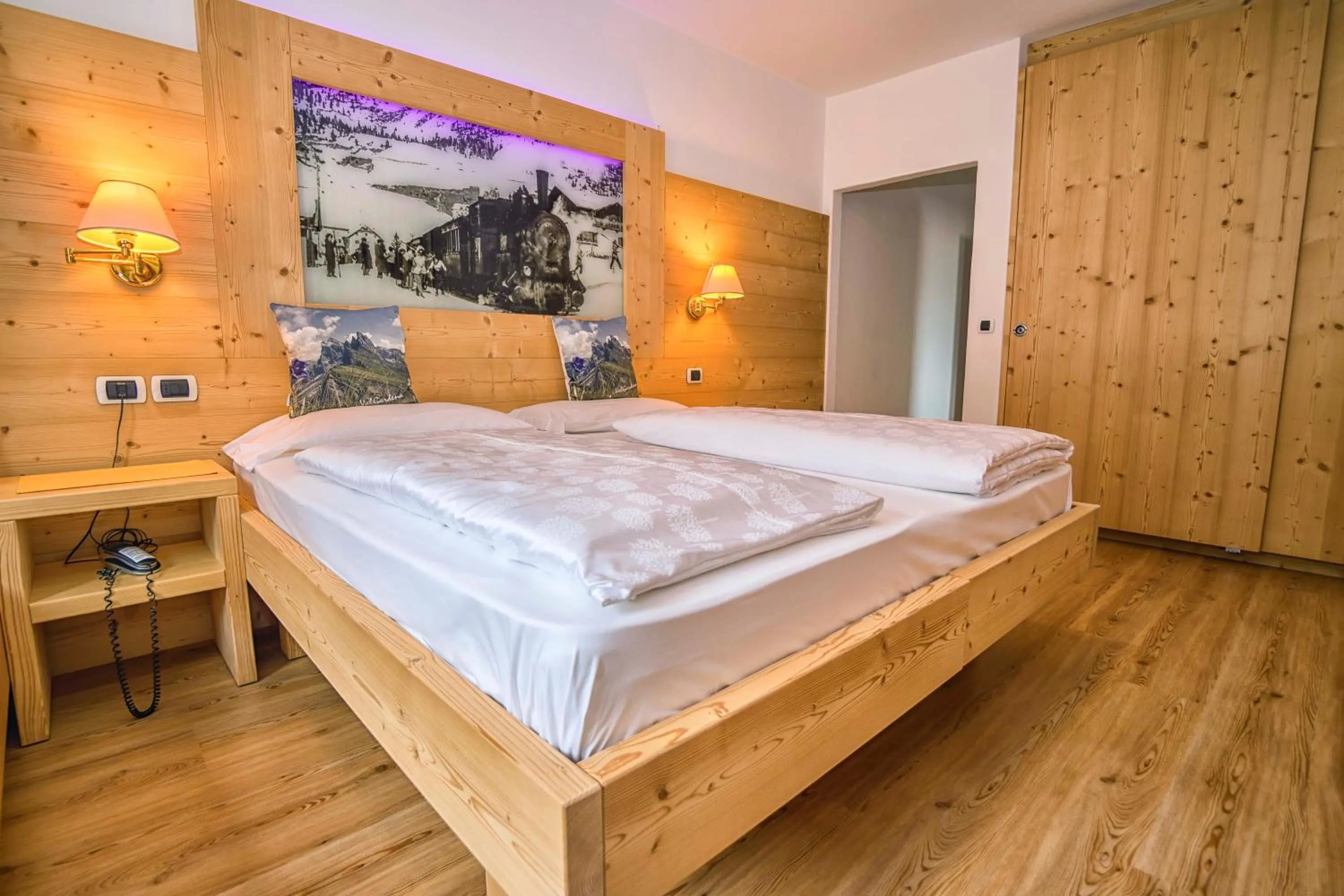 Bed in Hotel Garni Snaltnerhof