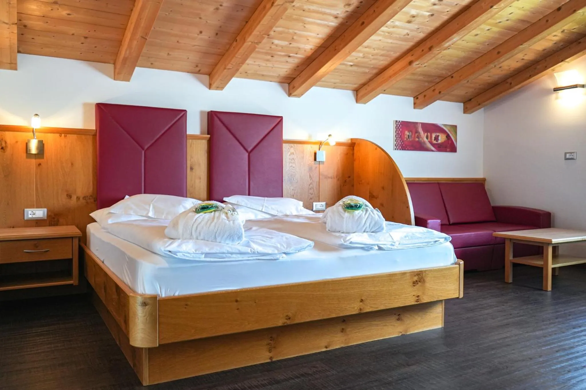 Photo of the whole room, Bed in Garni Hotel Bel Vert