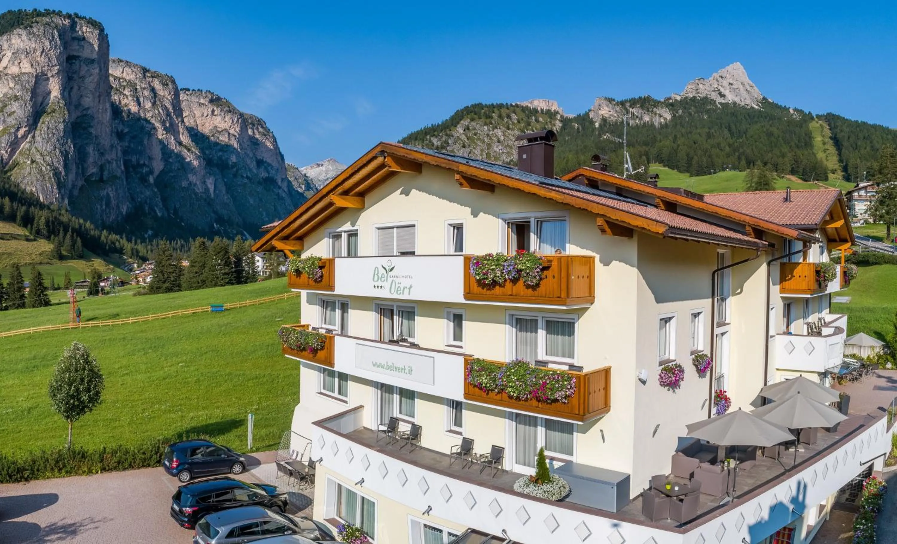 Property building in Garni Hotel Bel Vert