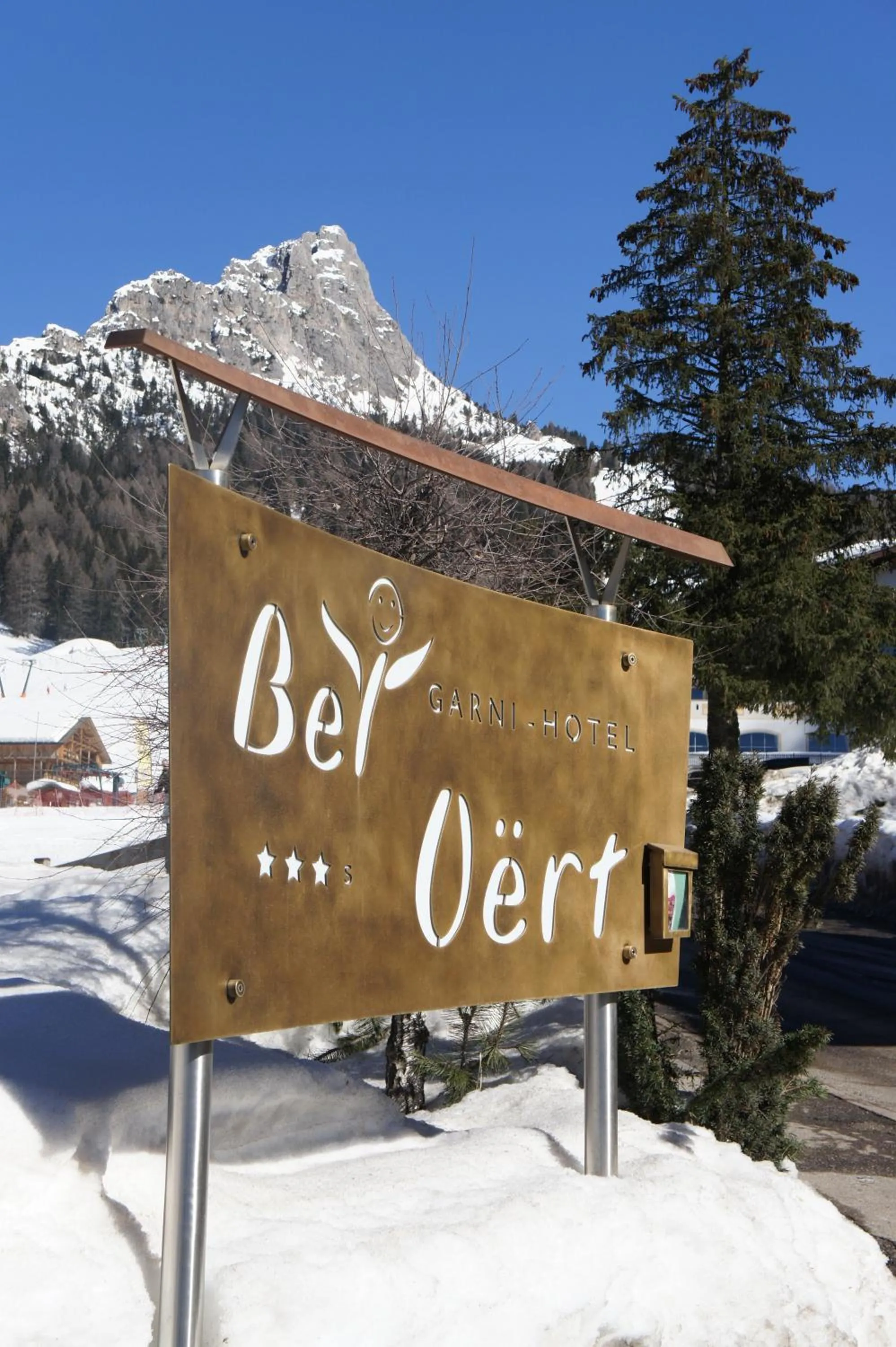 Winter in Garni Hotel Bel Vert