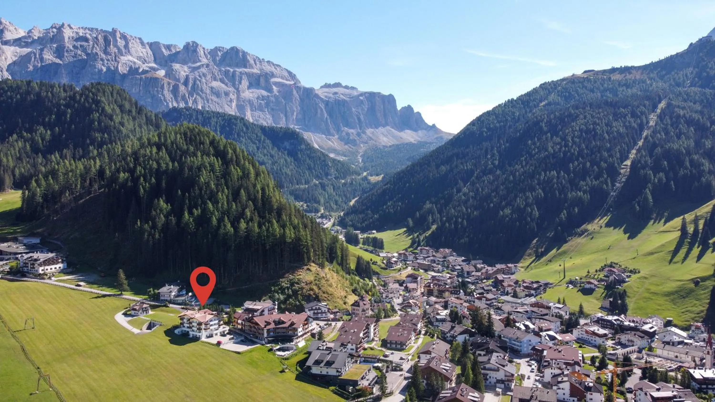 Bird's eye view in Garni Hotel Bel Vert