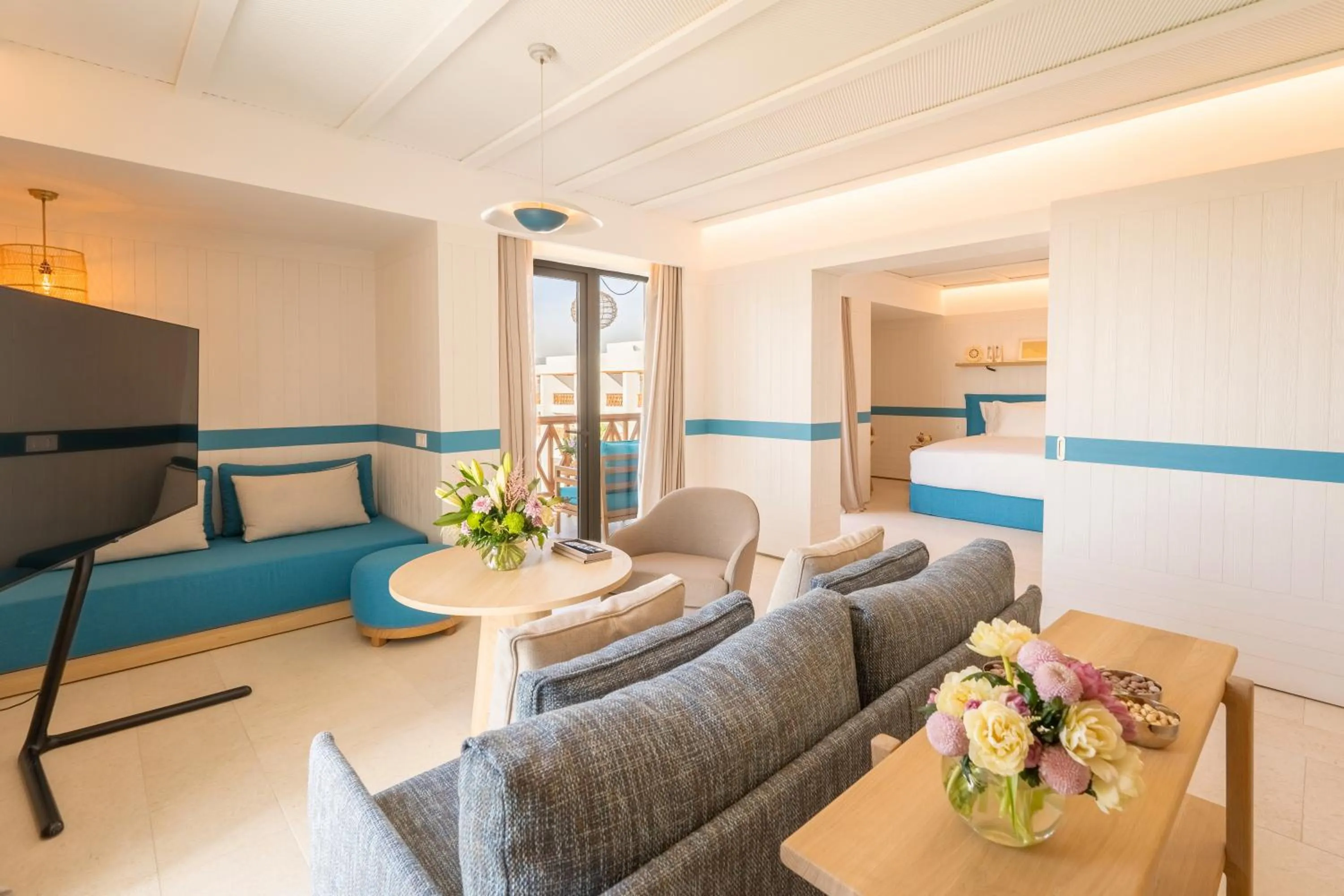 Communal lounge/ TV room in The View Agadir