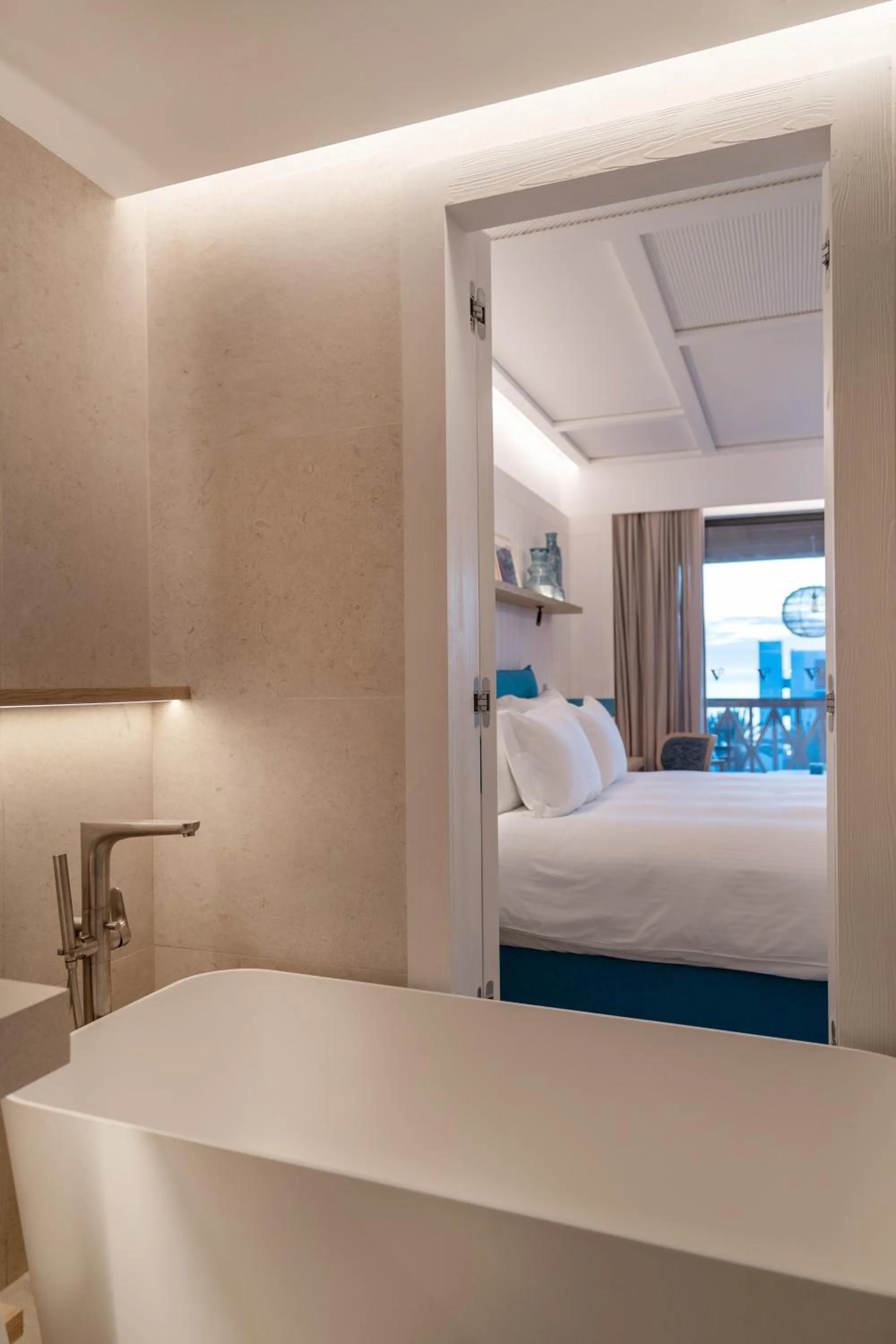 Bathroom, Bed in The View Agadir