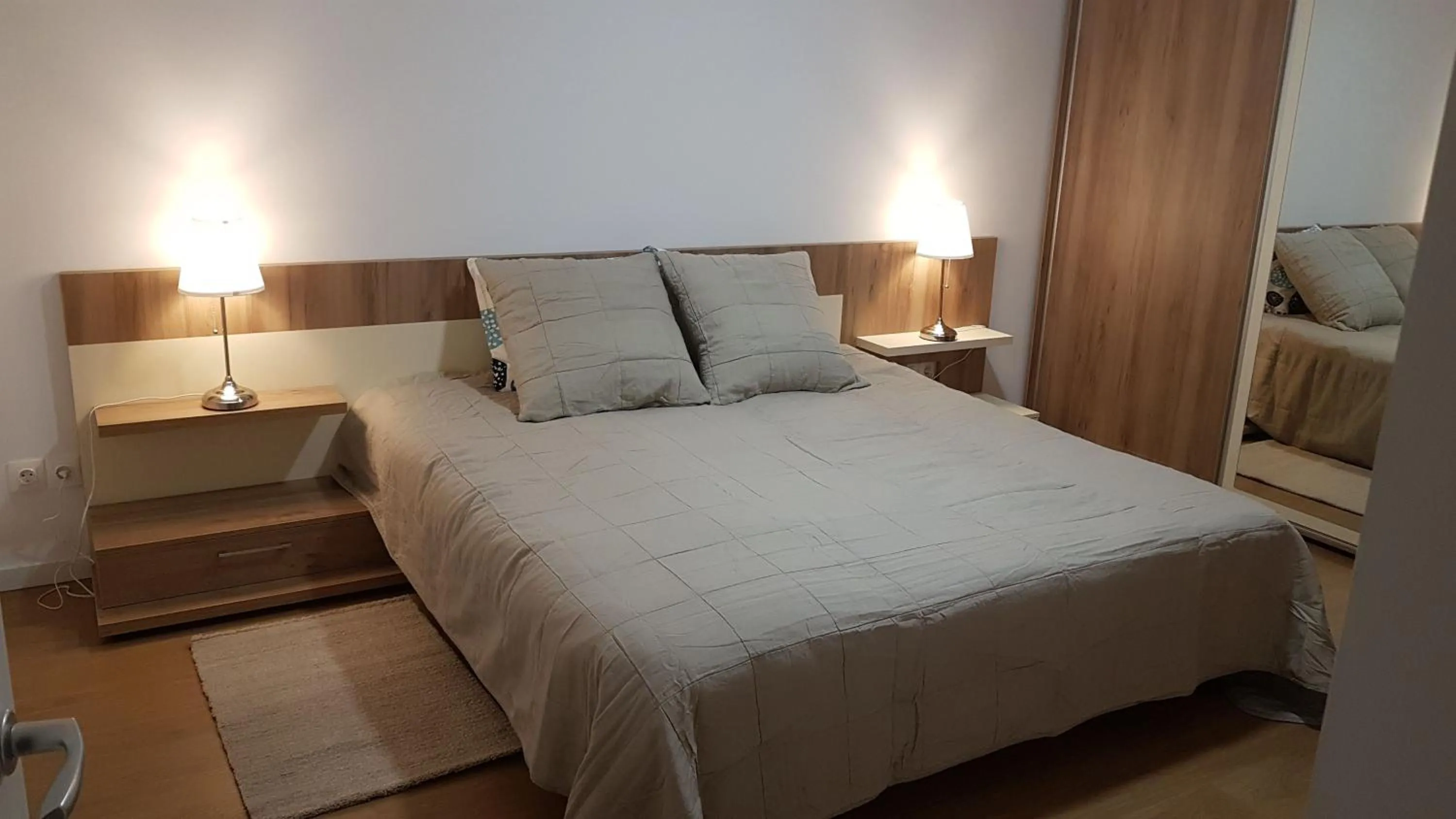 Bed in Top Trio Residence