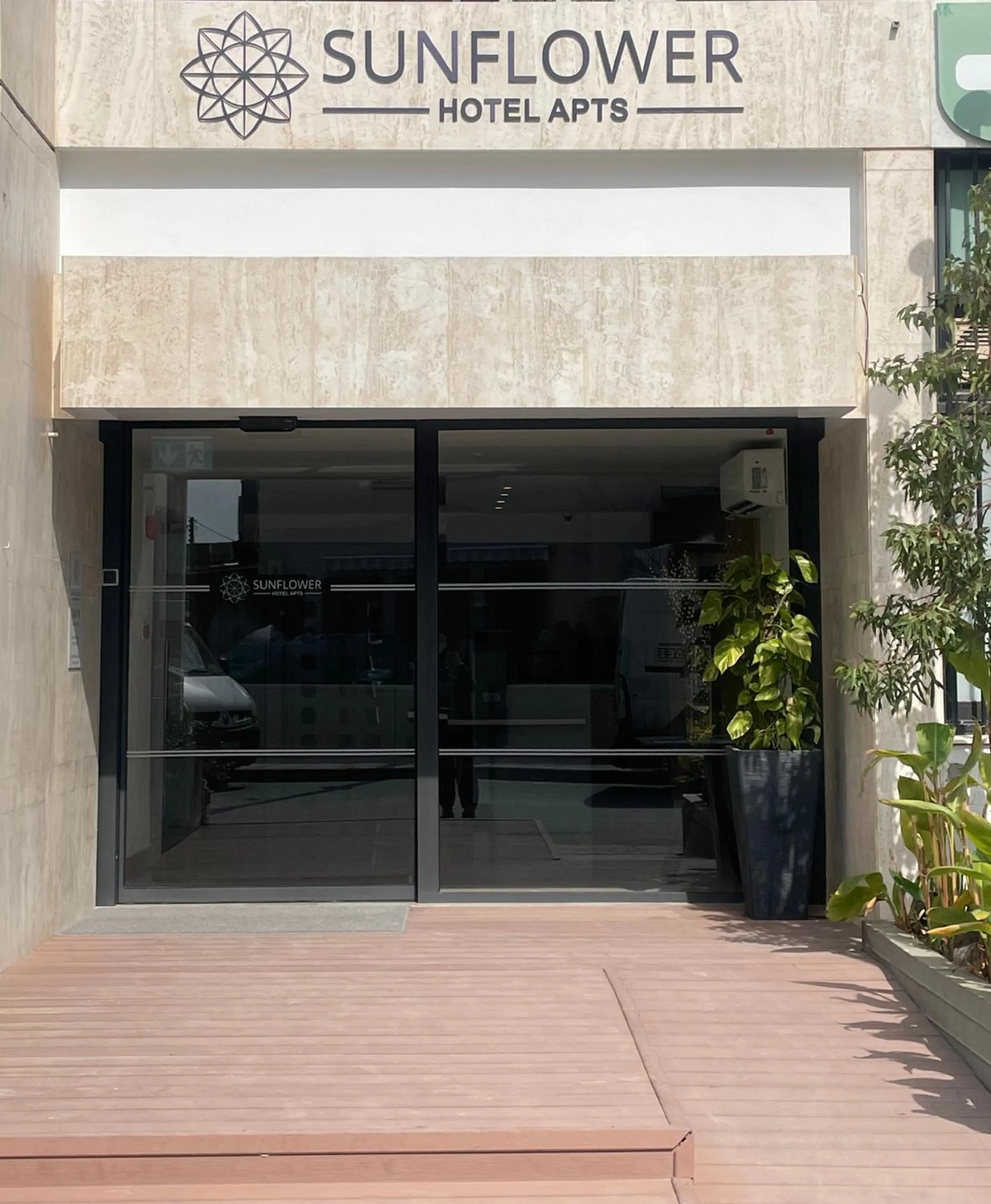 Property building in Sunflower Hotel Apartments