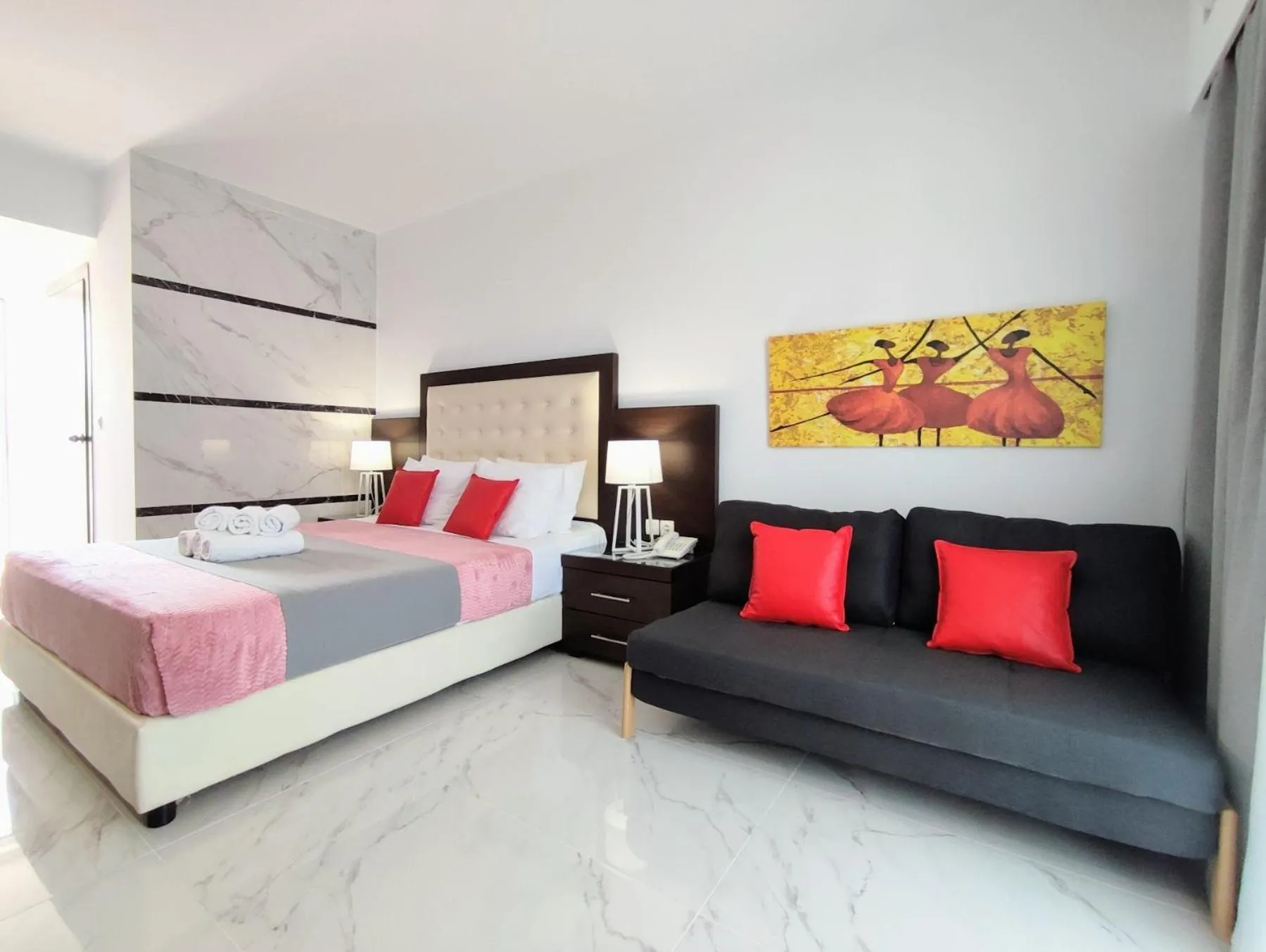 Bedroom, Bed in Elektra Beach Hotel