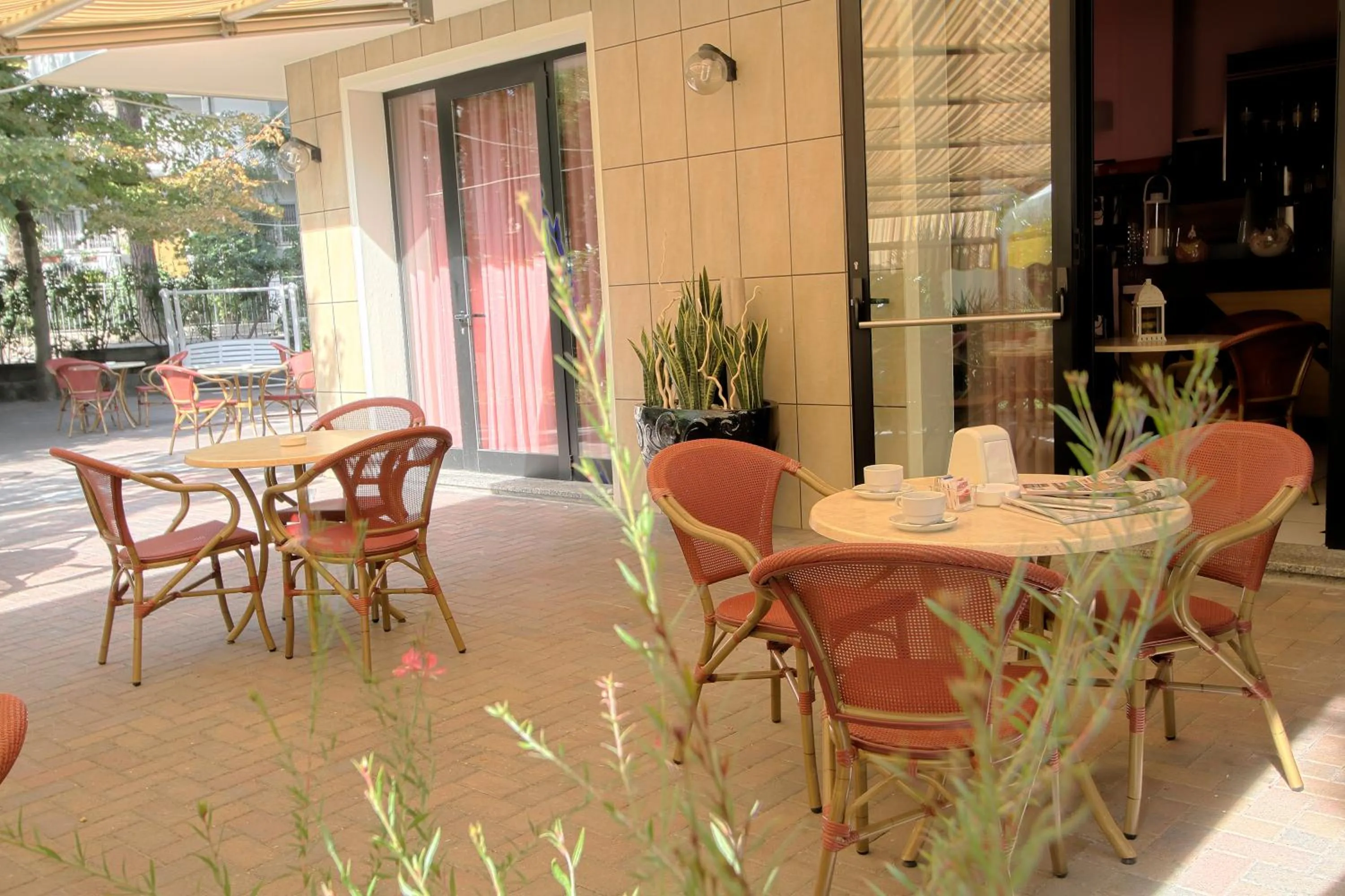 Patio in Hotel Corallo