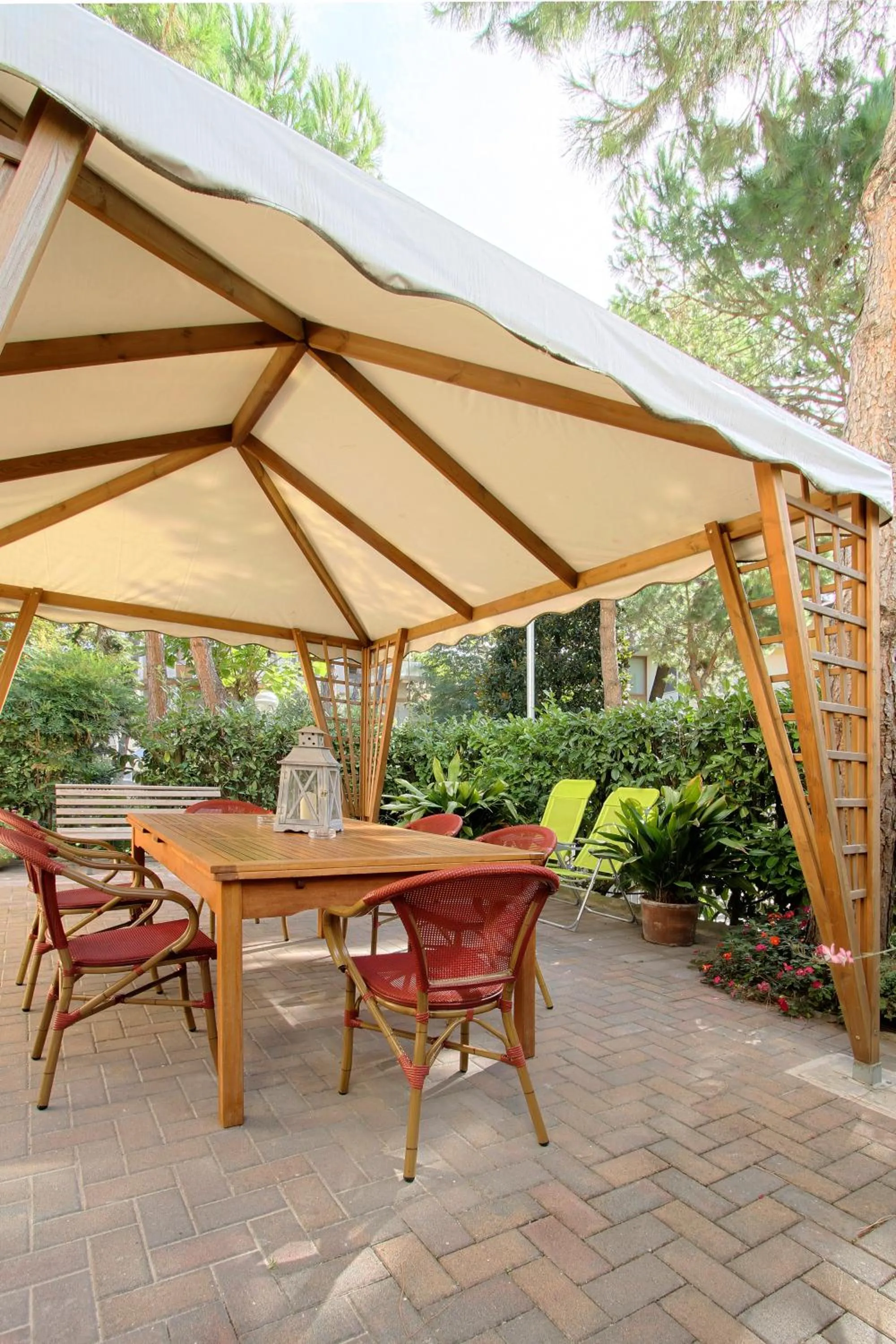 Patio in Hotel Corallo