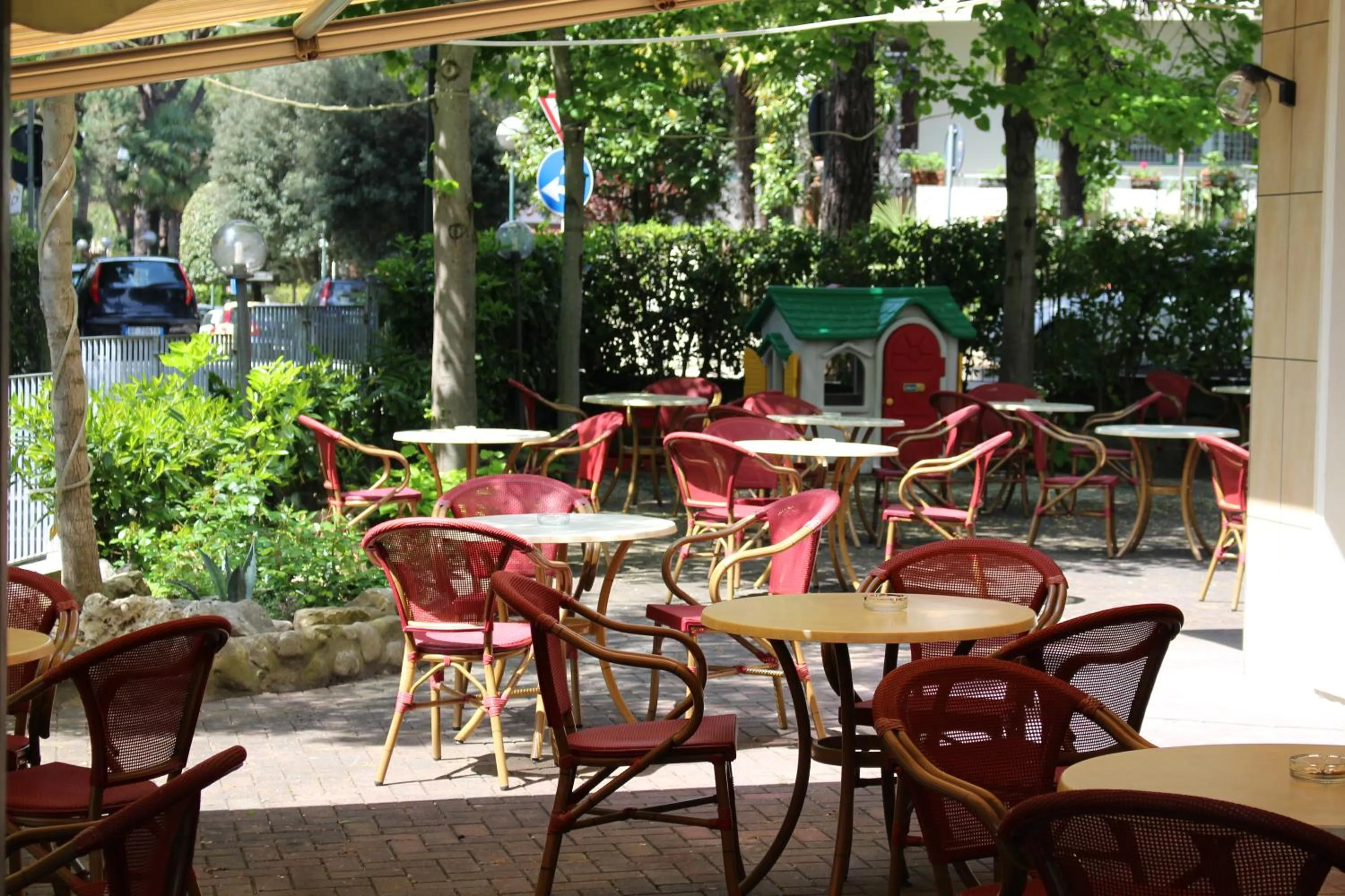 Patio in Hotel Corallo