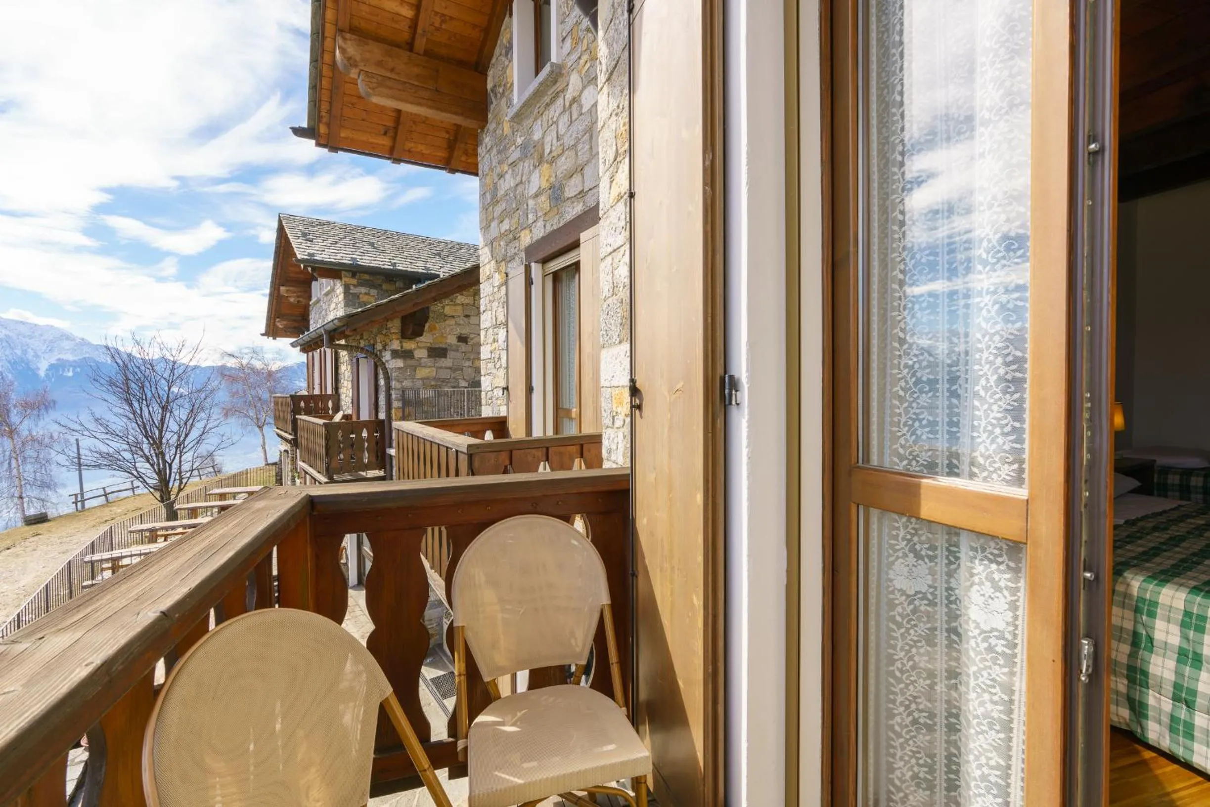 Balcony/Terrace in Agriturismo Giacomino