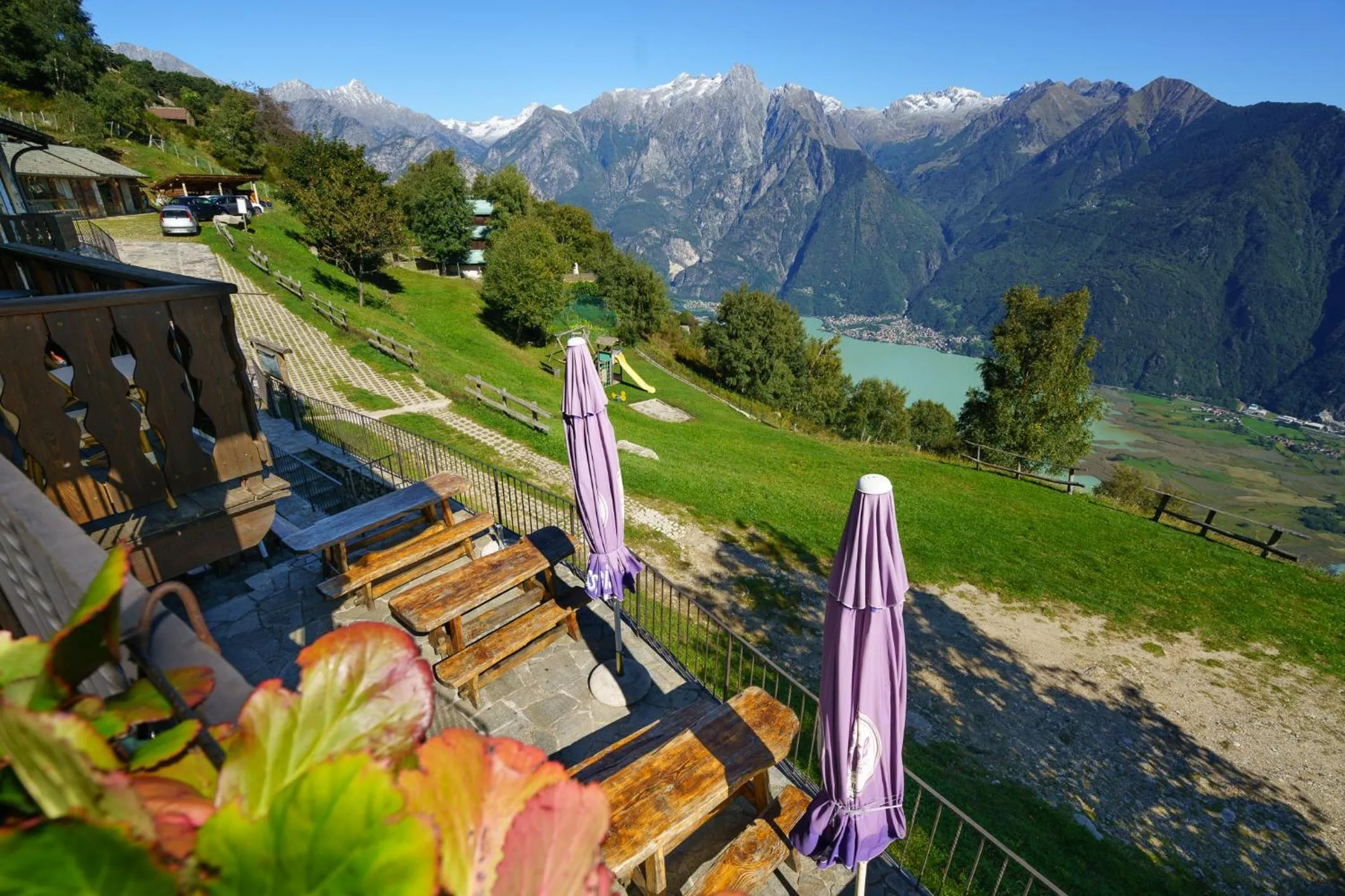 Balcony/Terrace in Agriturismo Giacomino