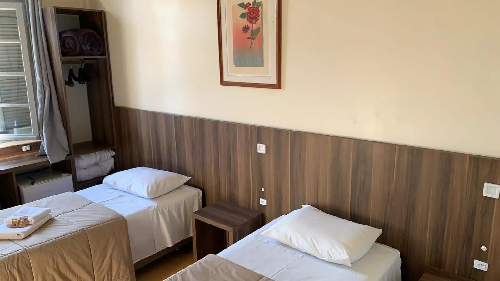 Bed in Hotel Pousada São Lourenço