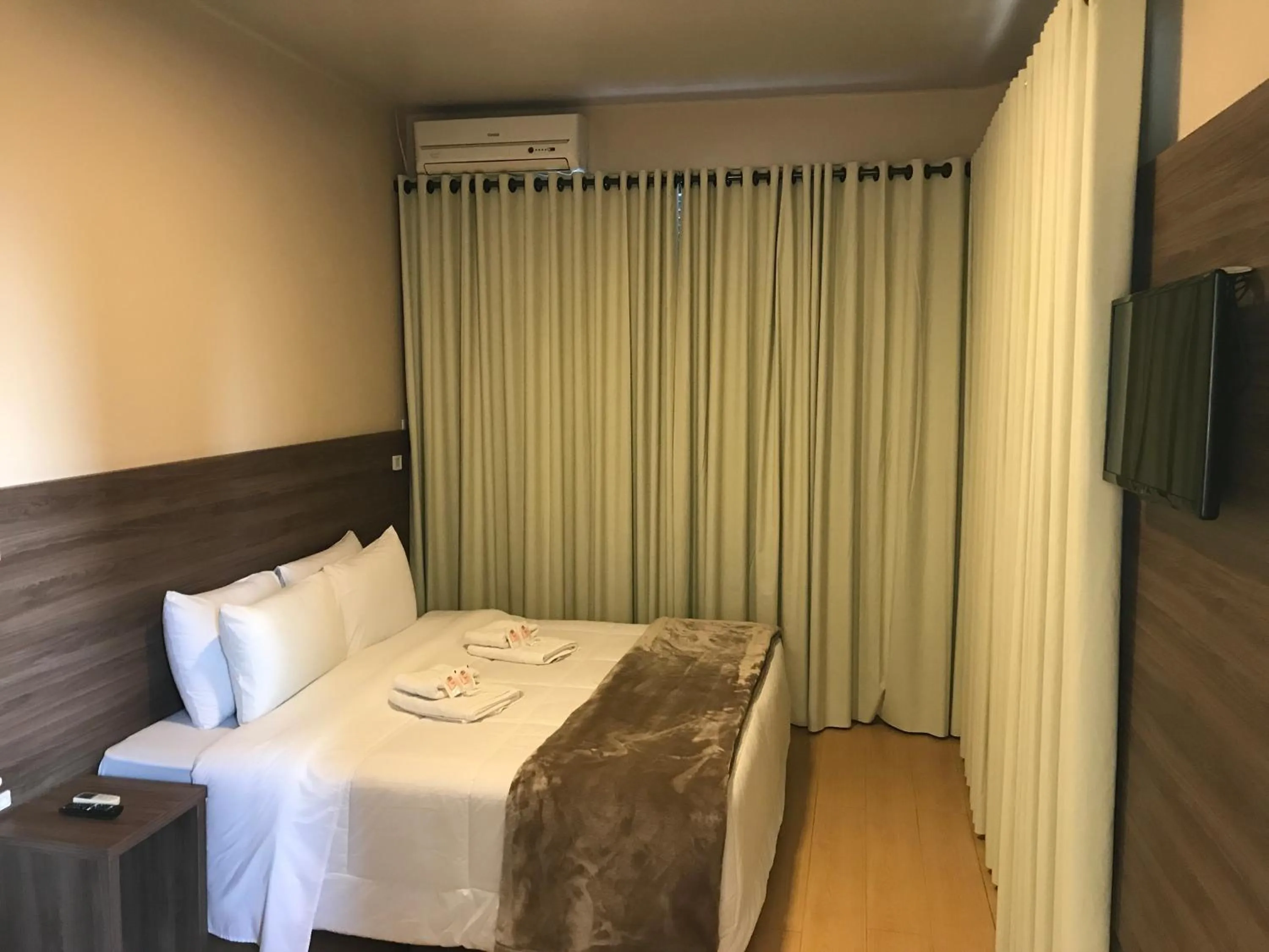 Bed in Hotel Pousada São Lourenço