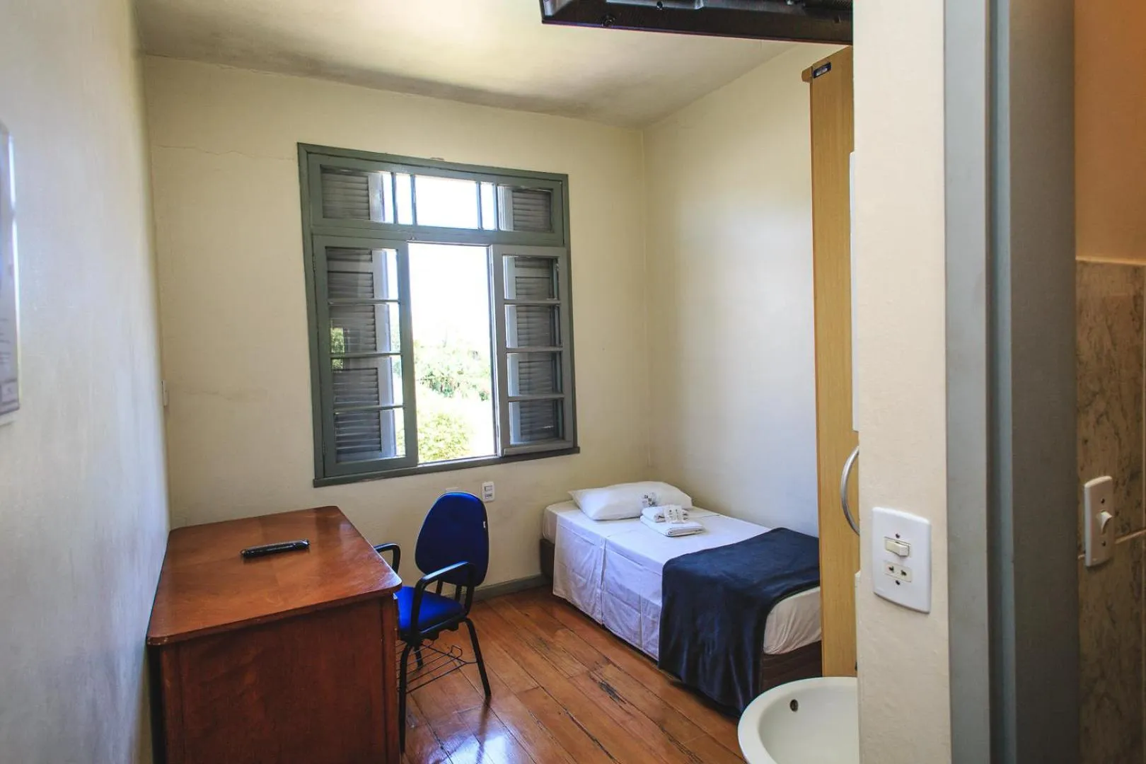 Bed in Hotel Pousada São Lourenço