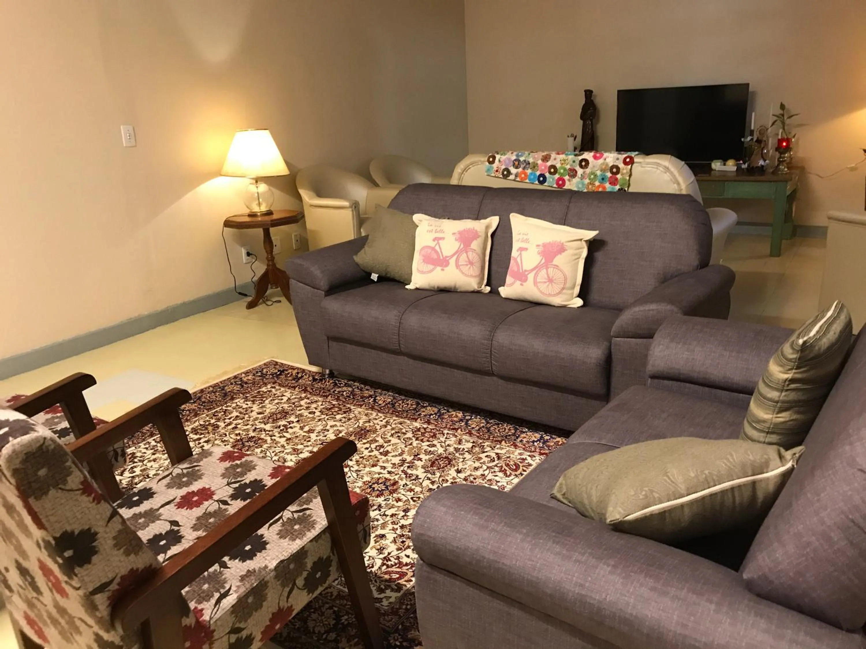 Communal lounge/ TV room in Hotel Pousada São Lourenço