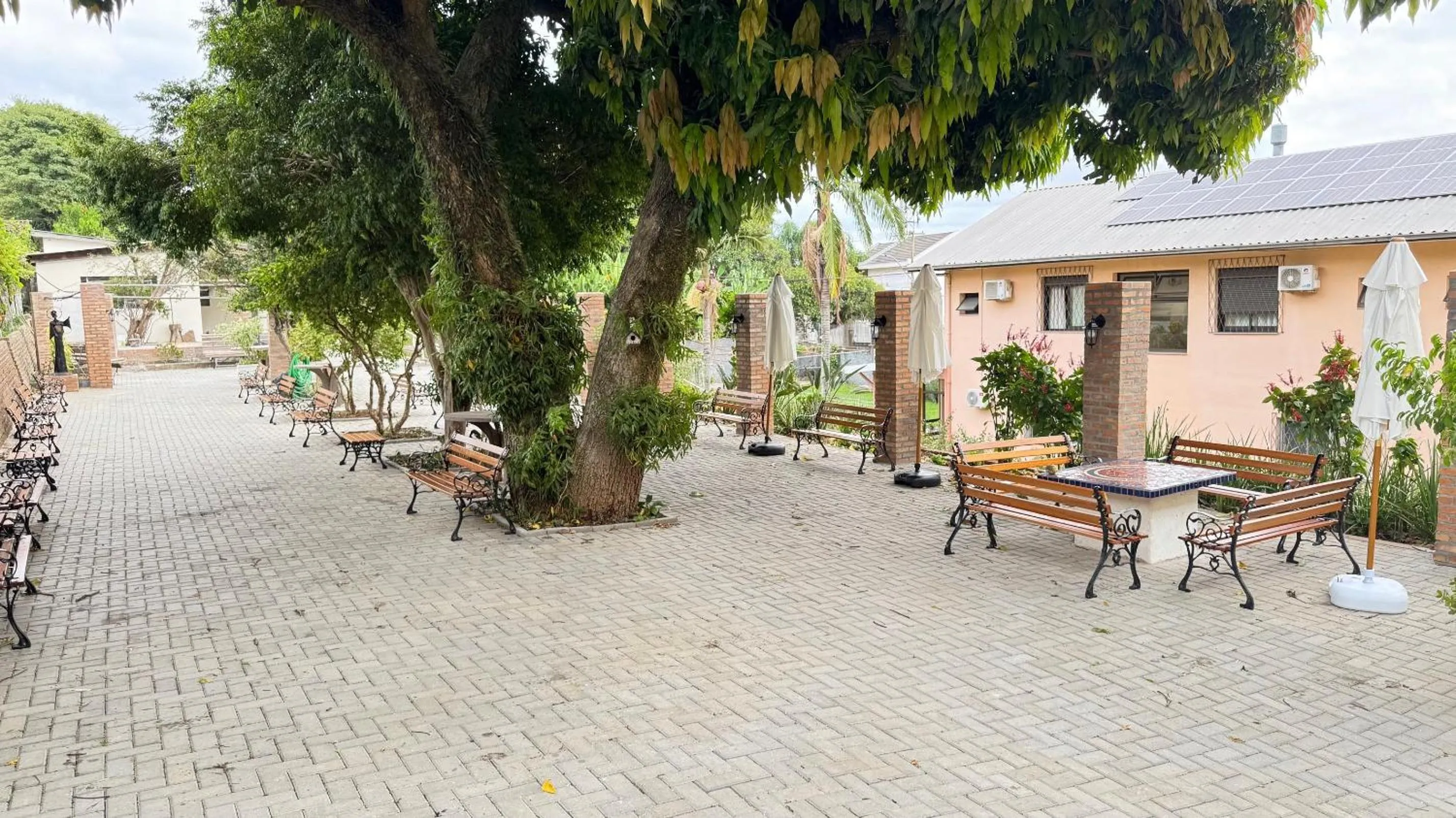 Inner courtyard view in Hotel Pousada São Lourenço