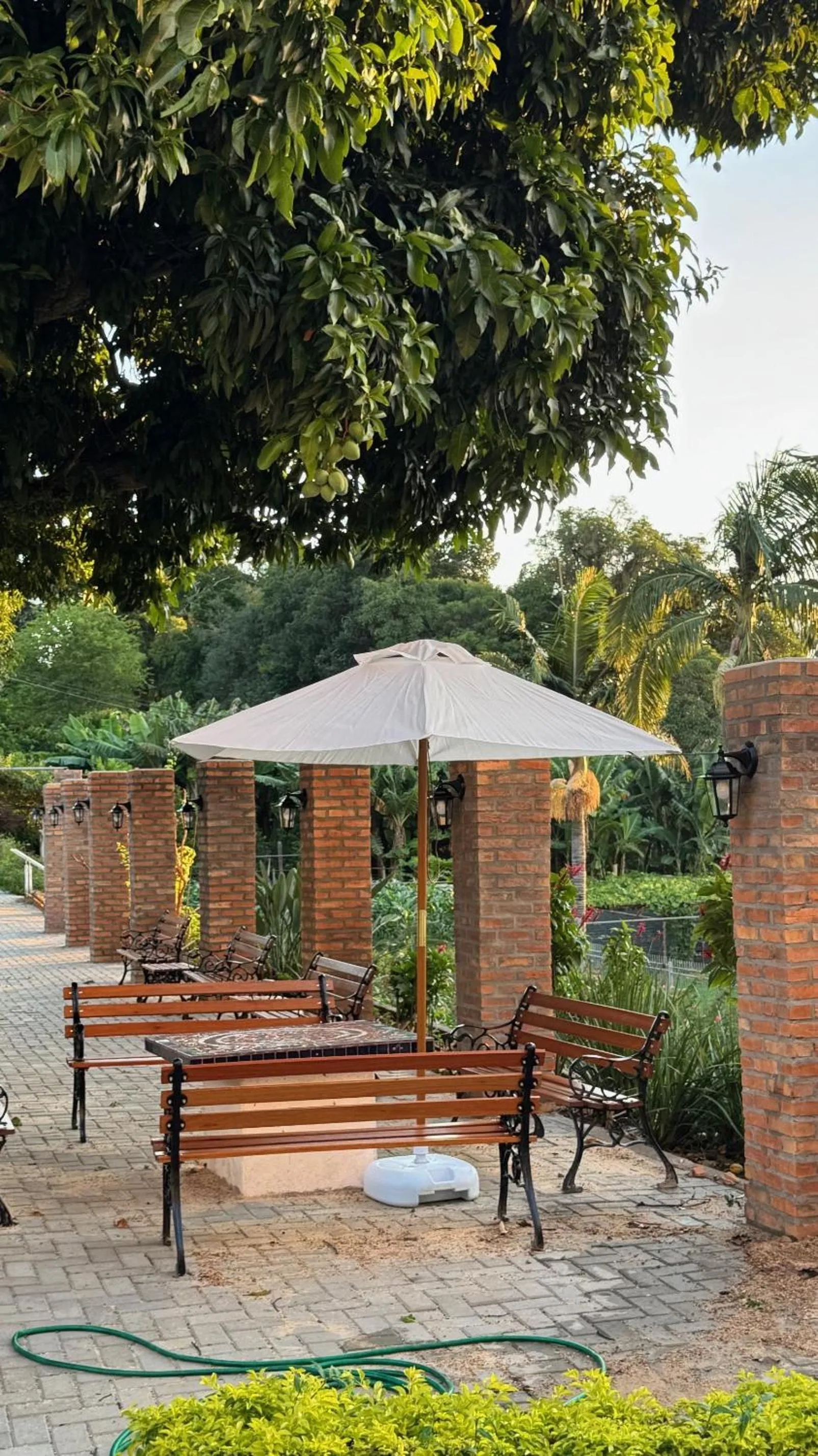Inner courtyard view in Hotel Pousada São Lourenço