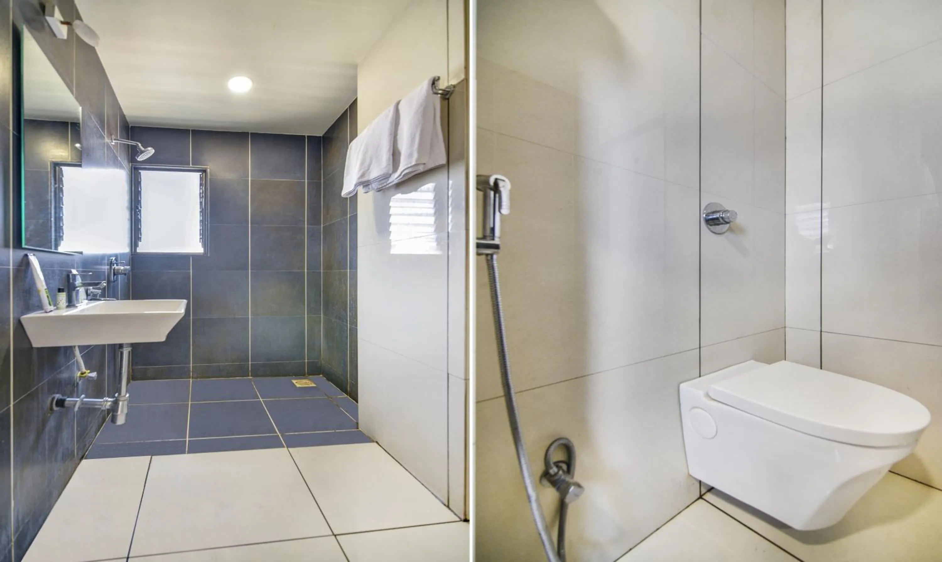 Toilet in Treebo Shree Sai Suites