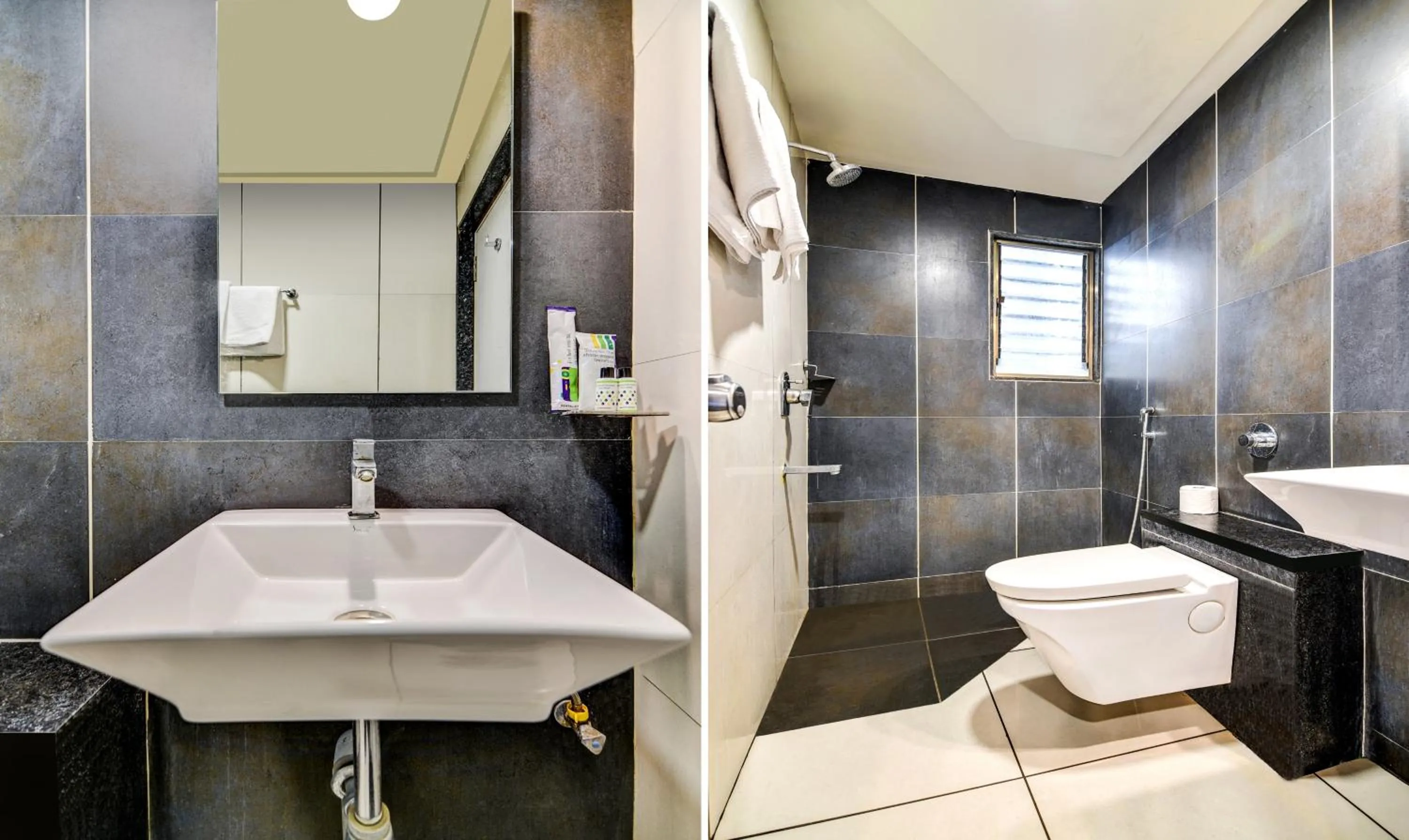 Toilet in Treebo Shree Sai Suites