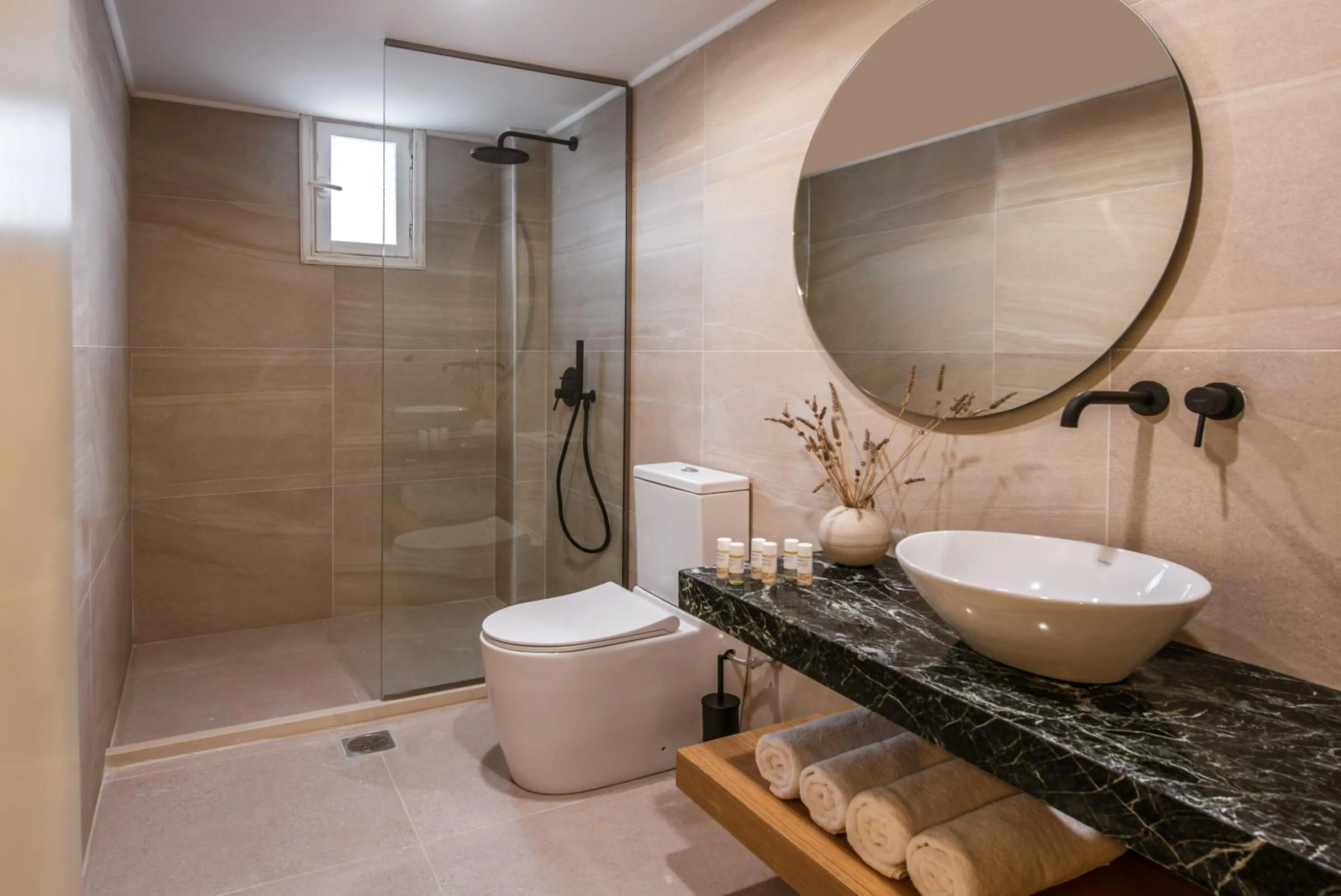 Shower in Malena Hotel & Suites - Adults Only by Omilos Hotels