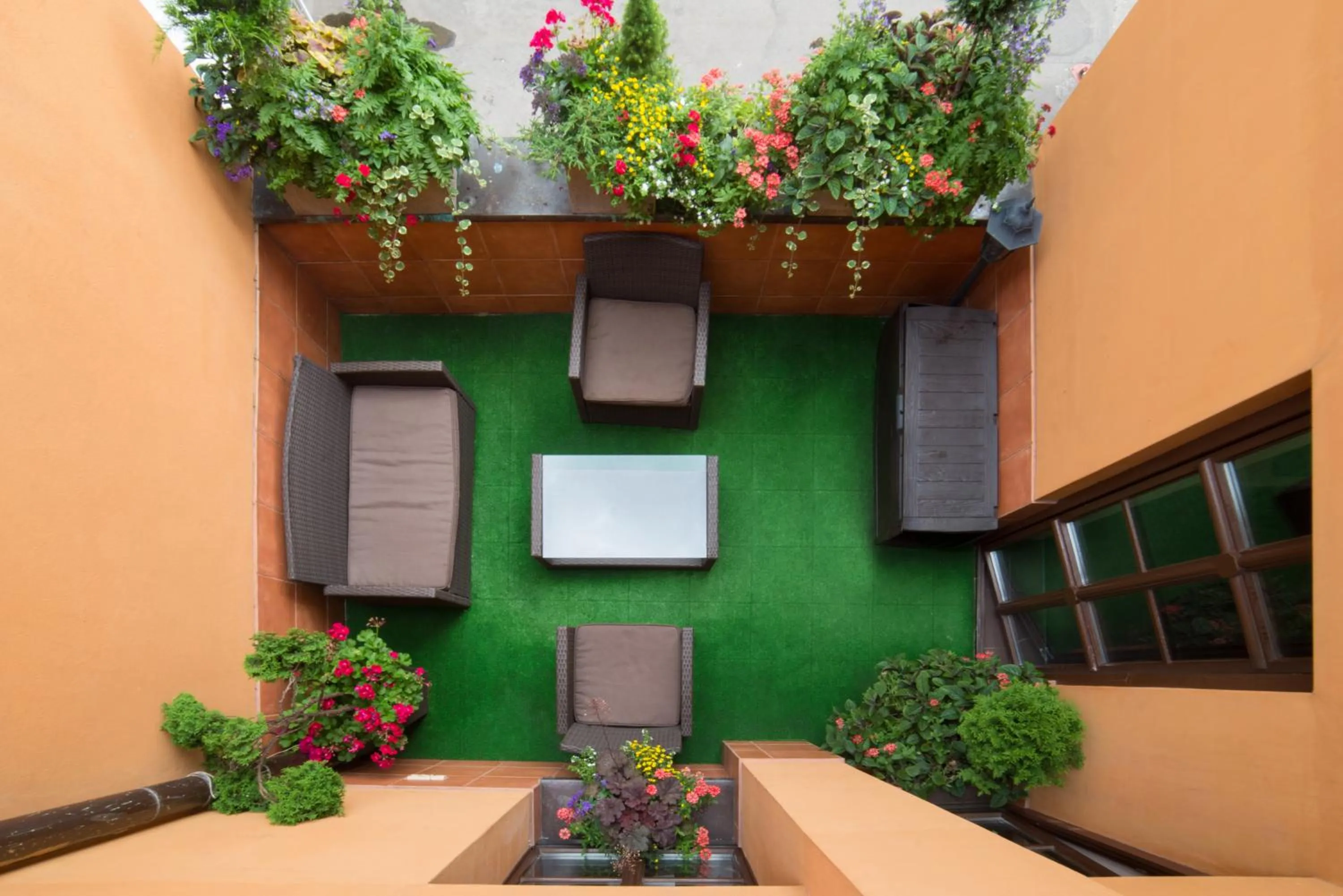 Balcony/Terrace in Green Hostel