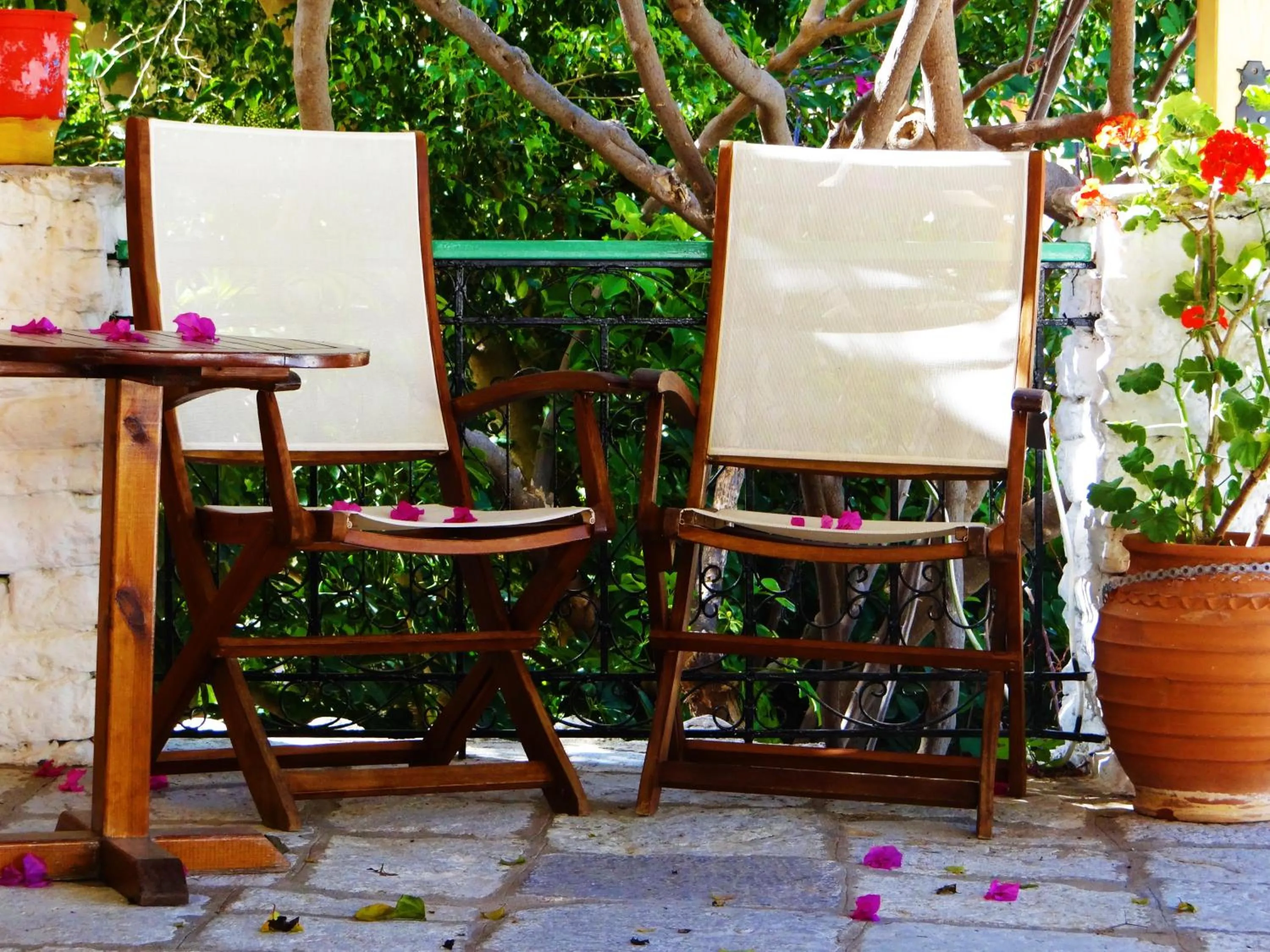 Balcony/Terrace in Symi Garden Studios
