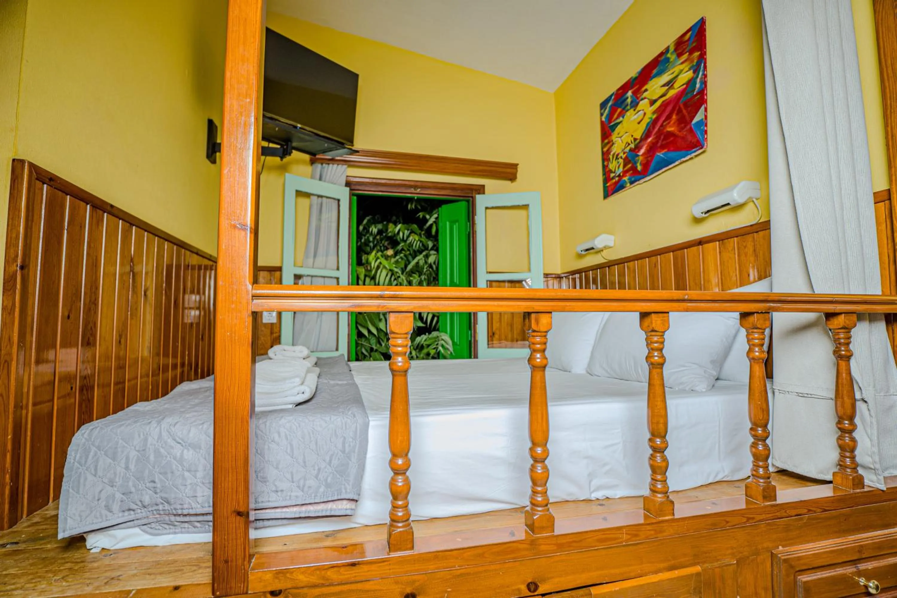 Bed in Symi Garden Studios