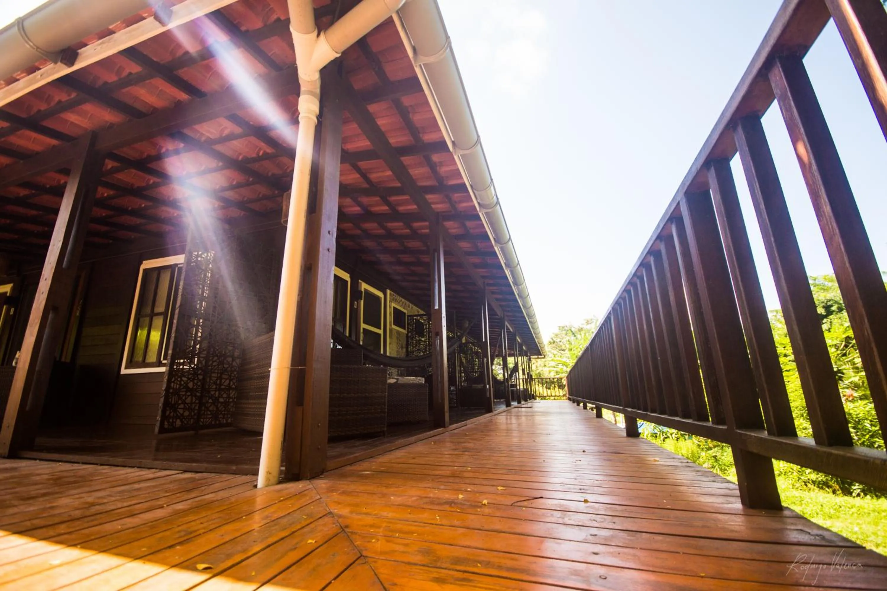 Balcony/Terrace in Pousada Seu Dodó