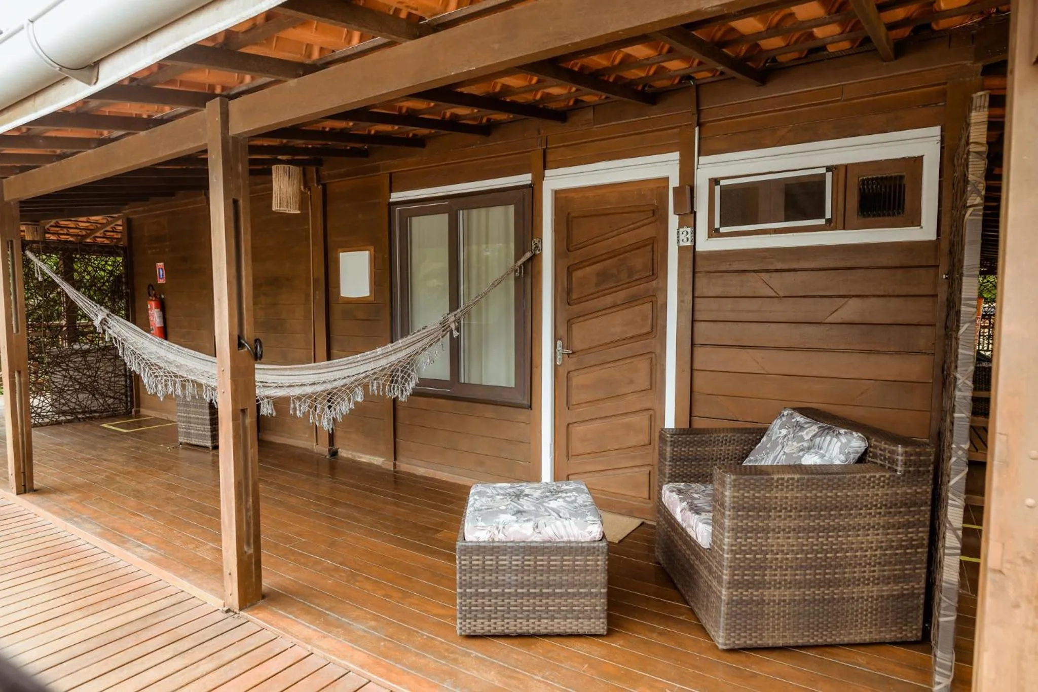 Balcony/Terrace in Pousada Seu Dodó