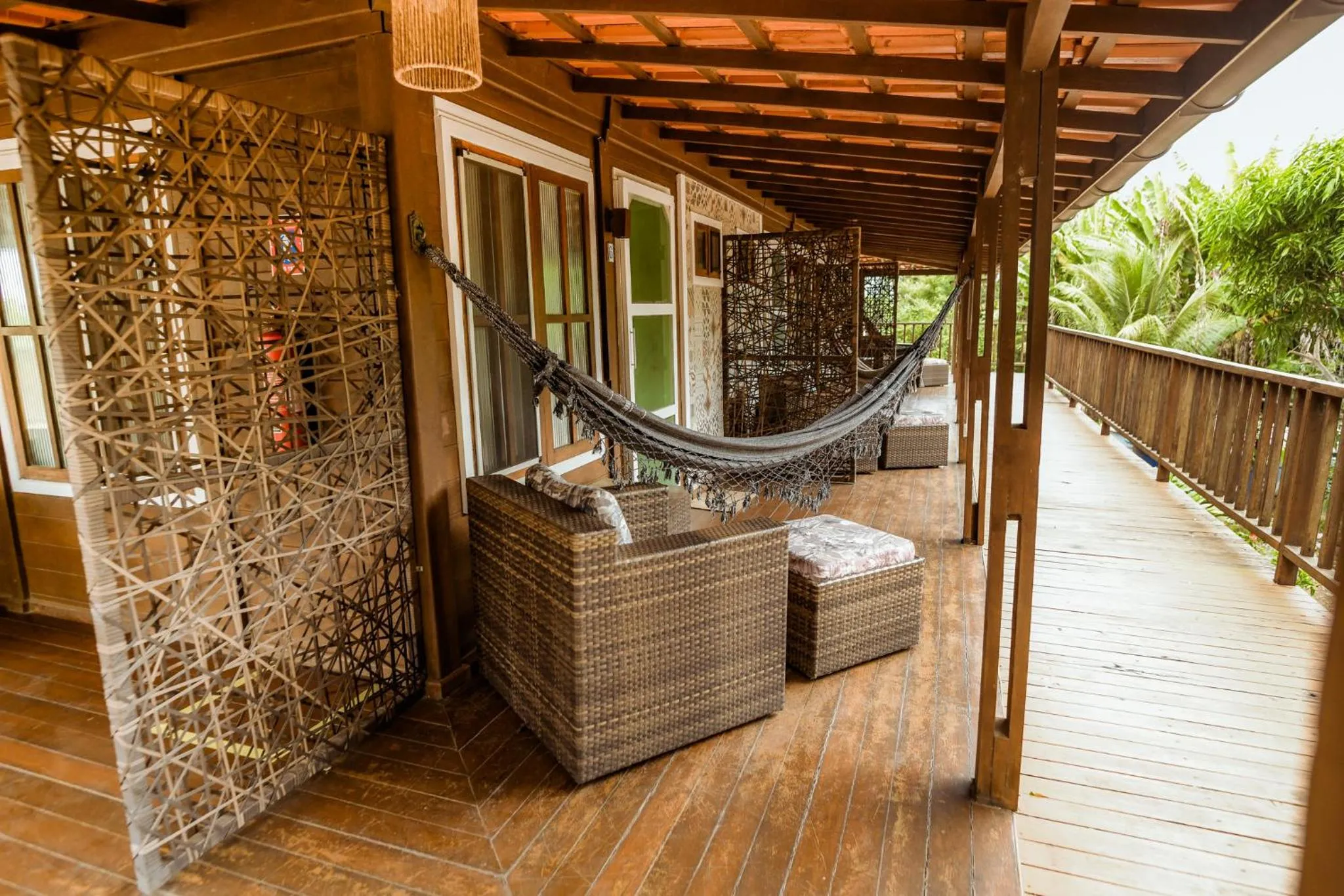 Balcony/Terrace in Pousada Seu Dodó