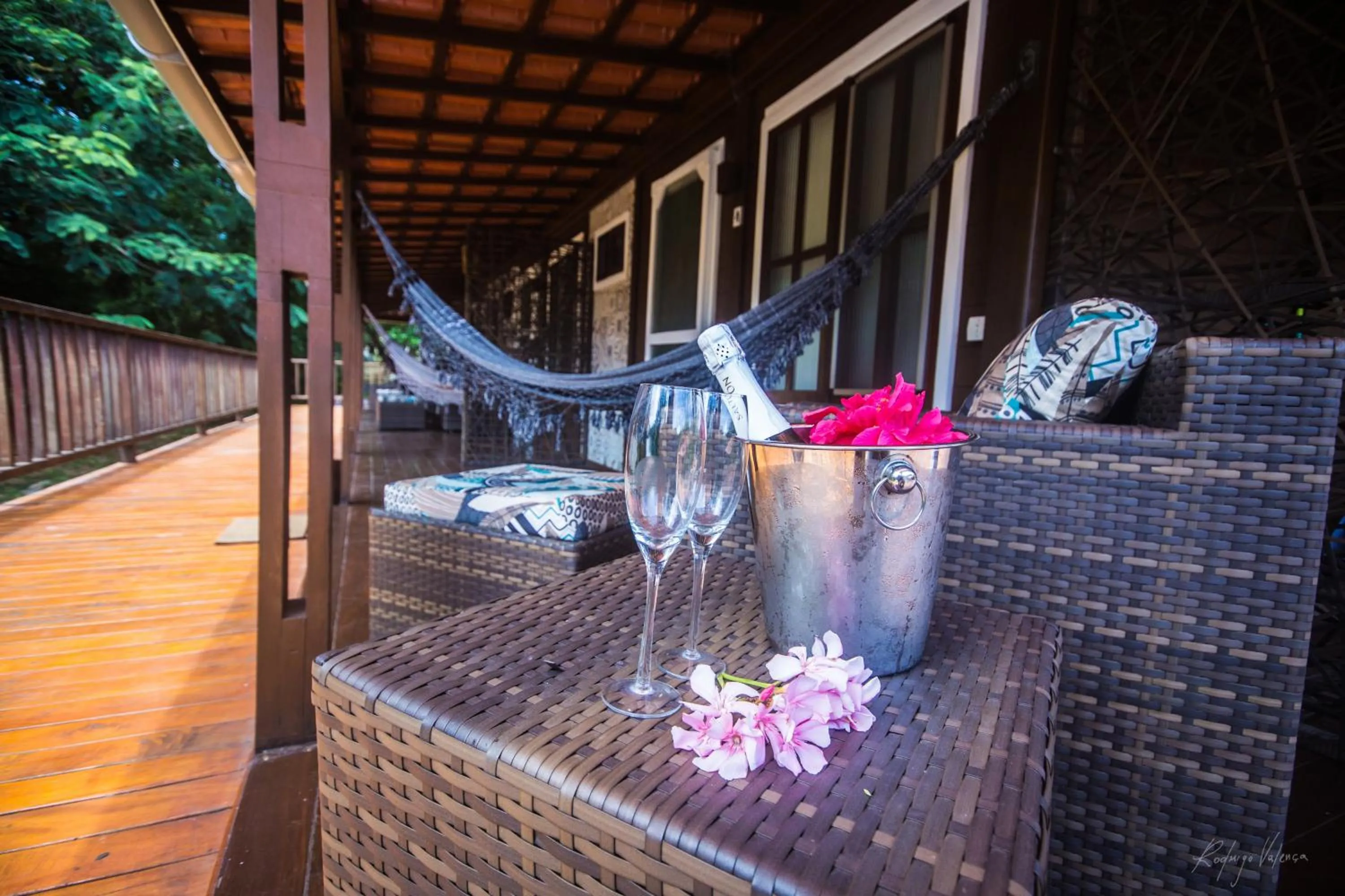 Balcony/Terrace in Pousada Seu Dodó