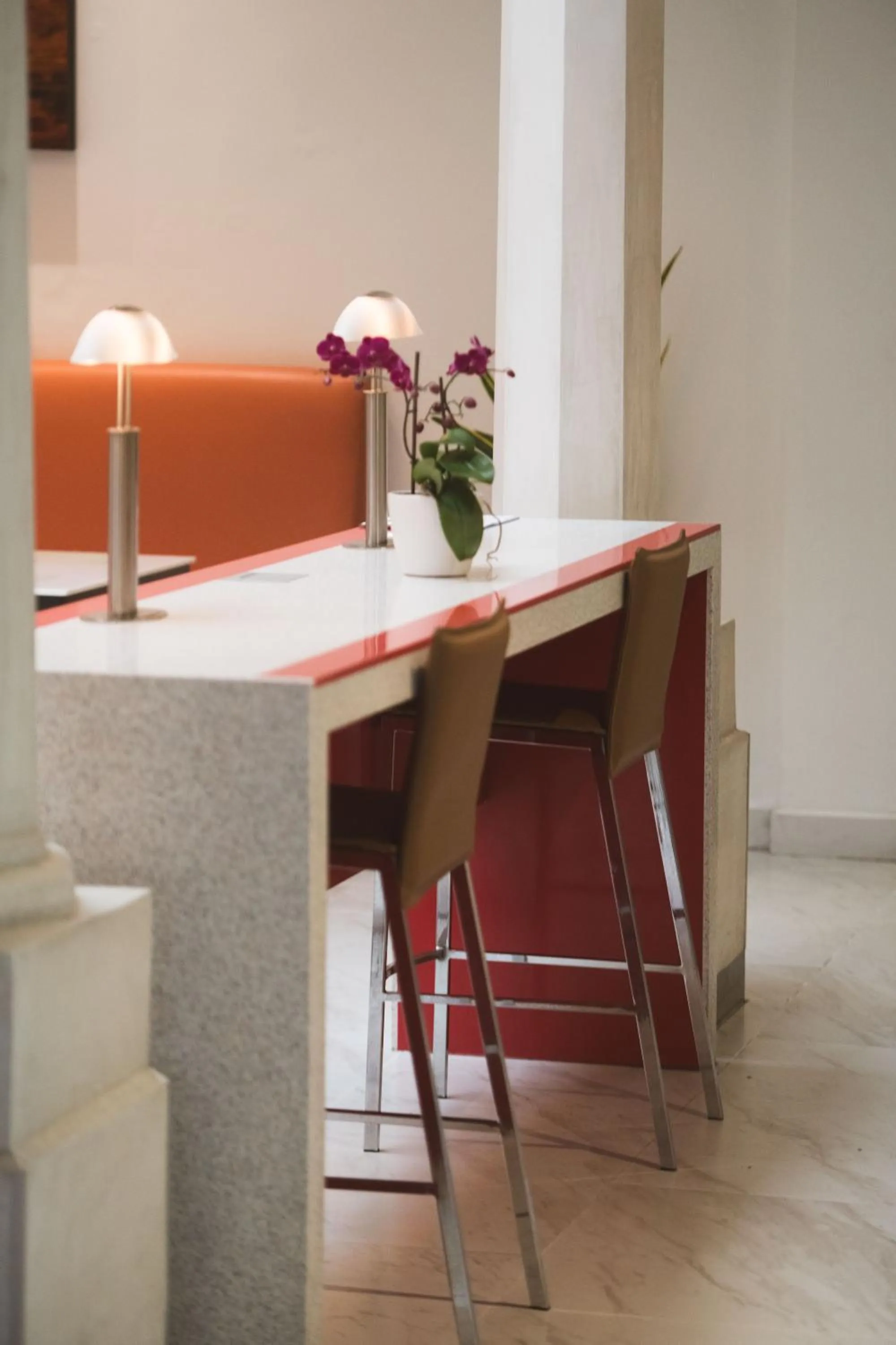 Seating area in Hotel Abu