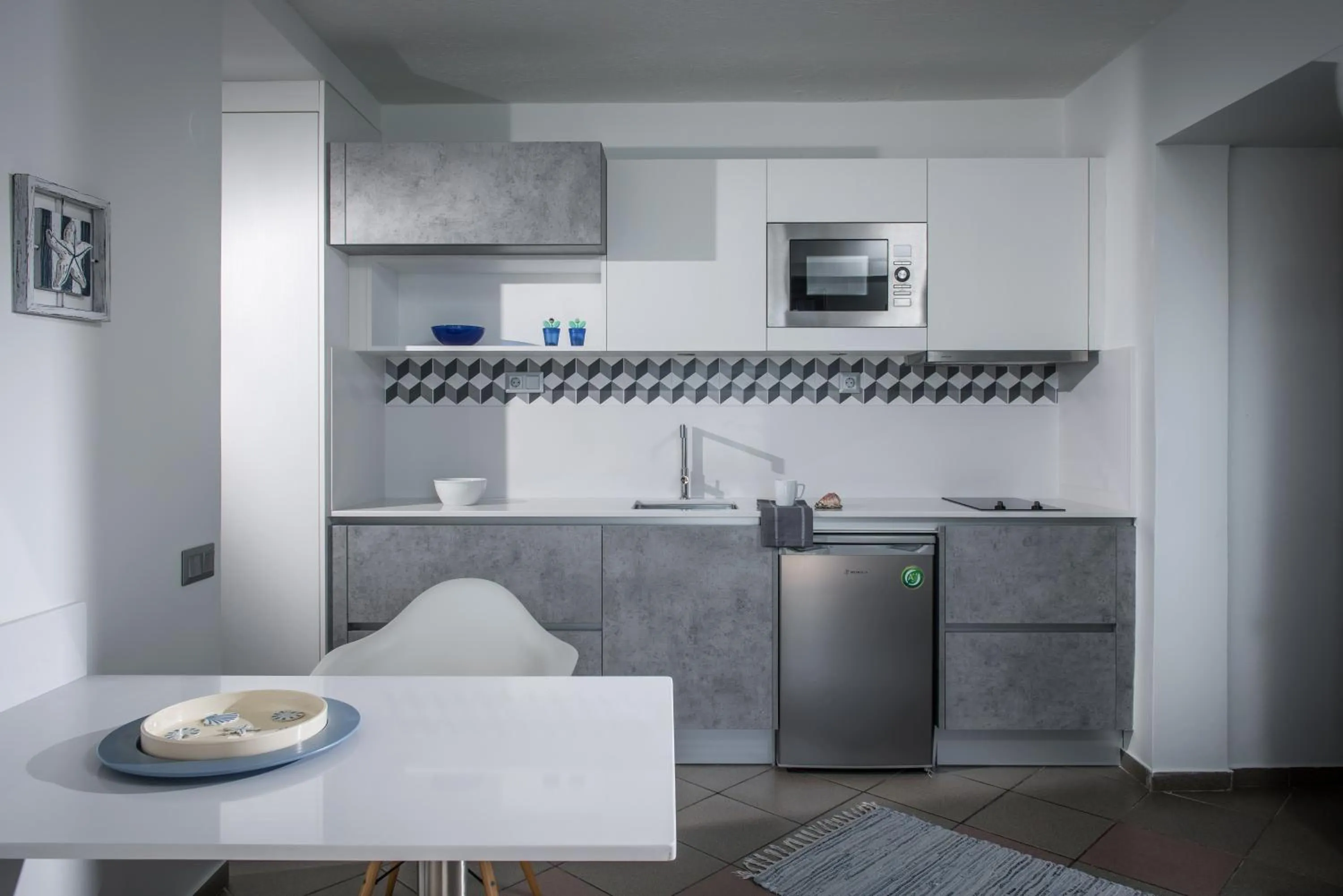 Kitchen or kitchenette in Skajado Holiday Apartments