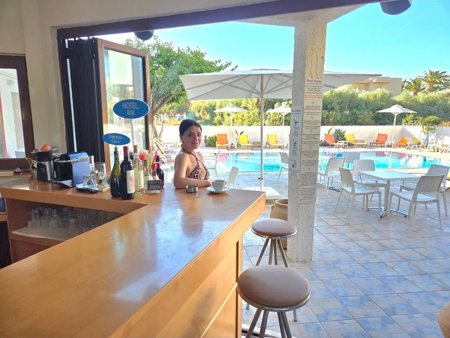 Restaurant/places to eat in Arhodiko Hotel Restaurant/places to eat in Arhodiko Hotel