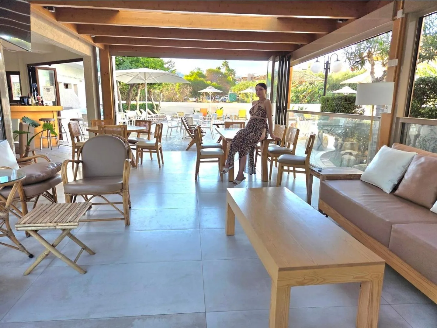 Lobby or reception in Arhodiko Hotel