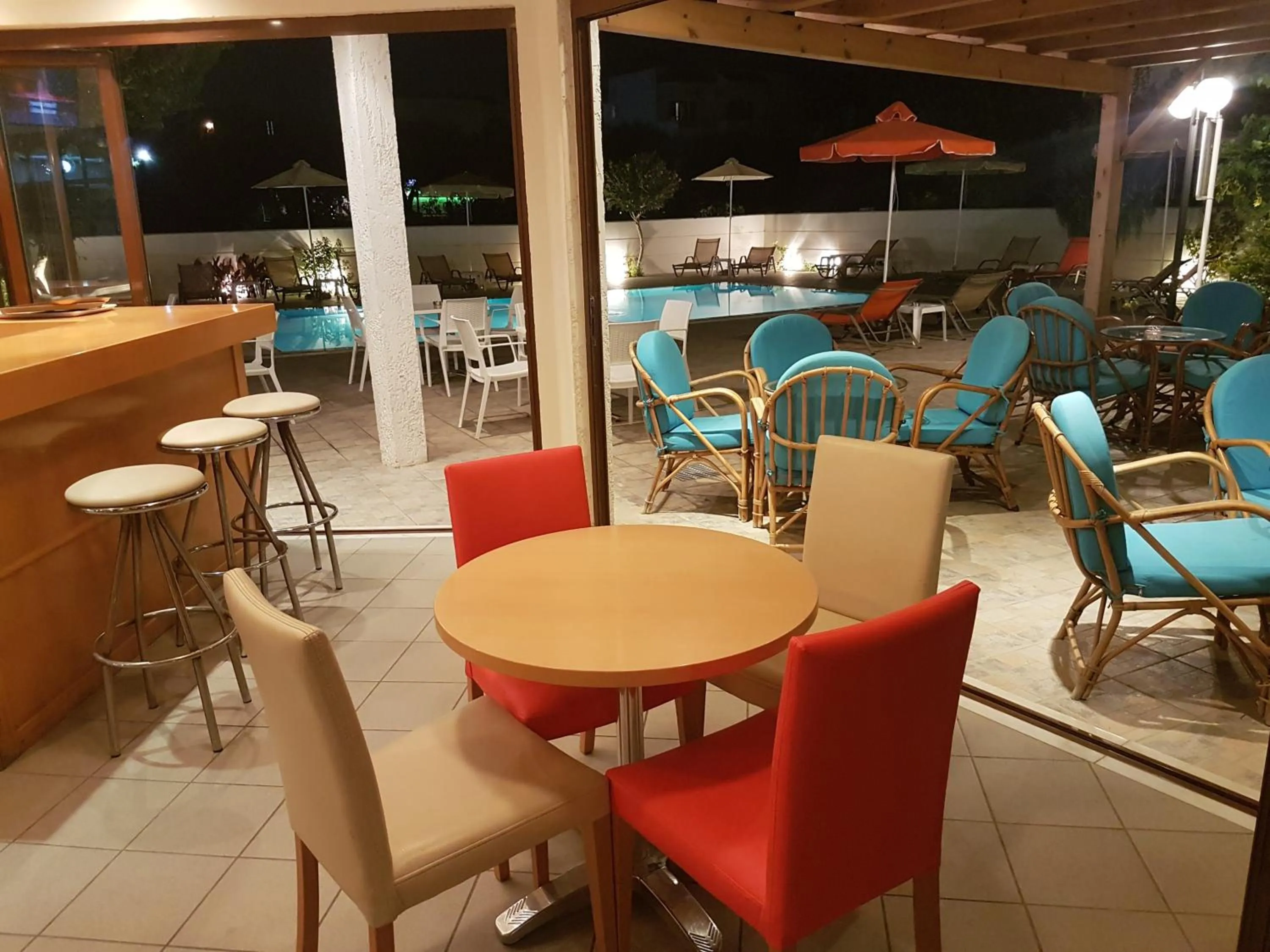 Lounge or bar in Arhodiko Hotel