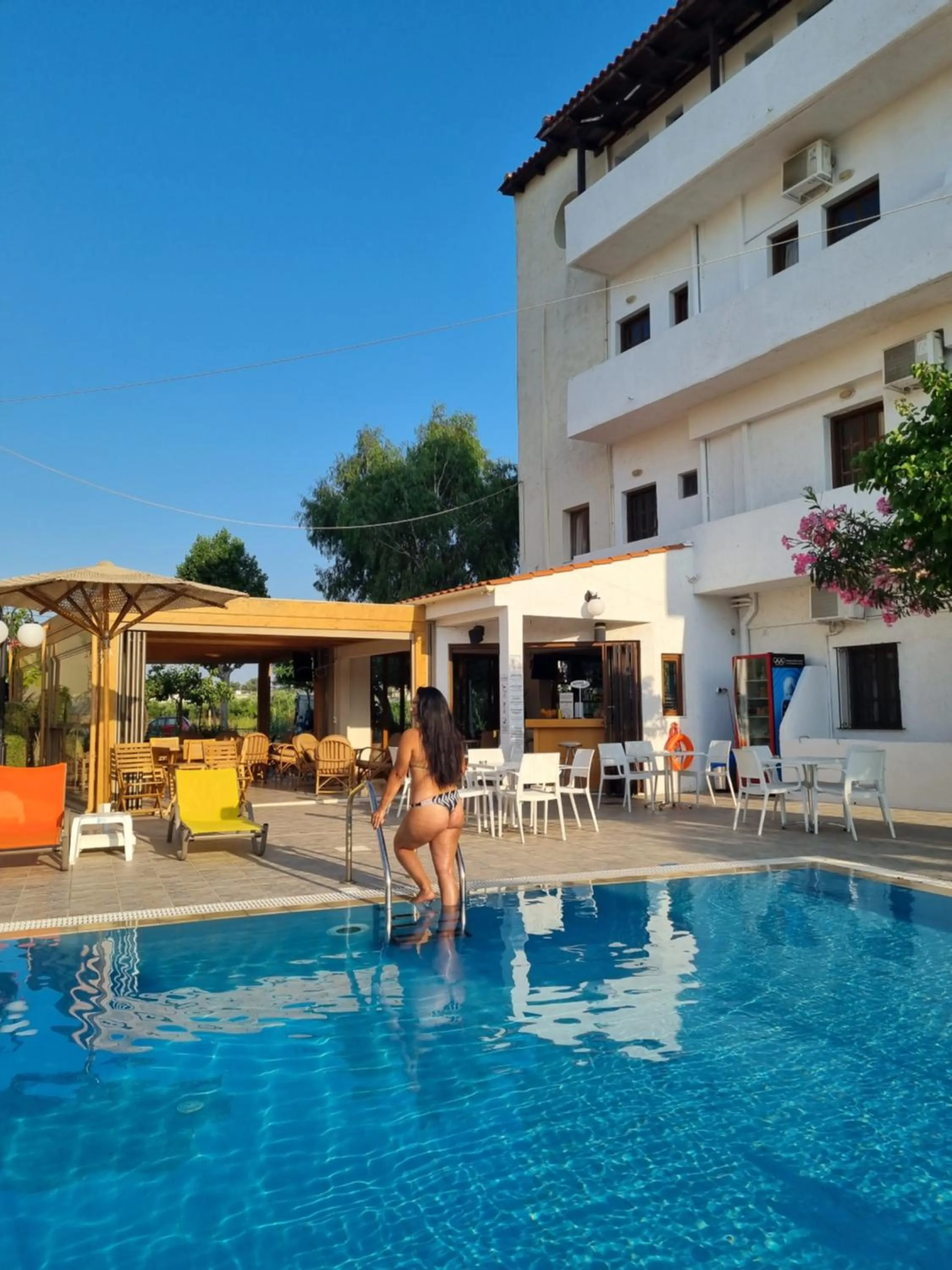 Swimming pool in Arhodiko Hotel
