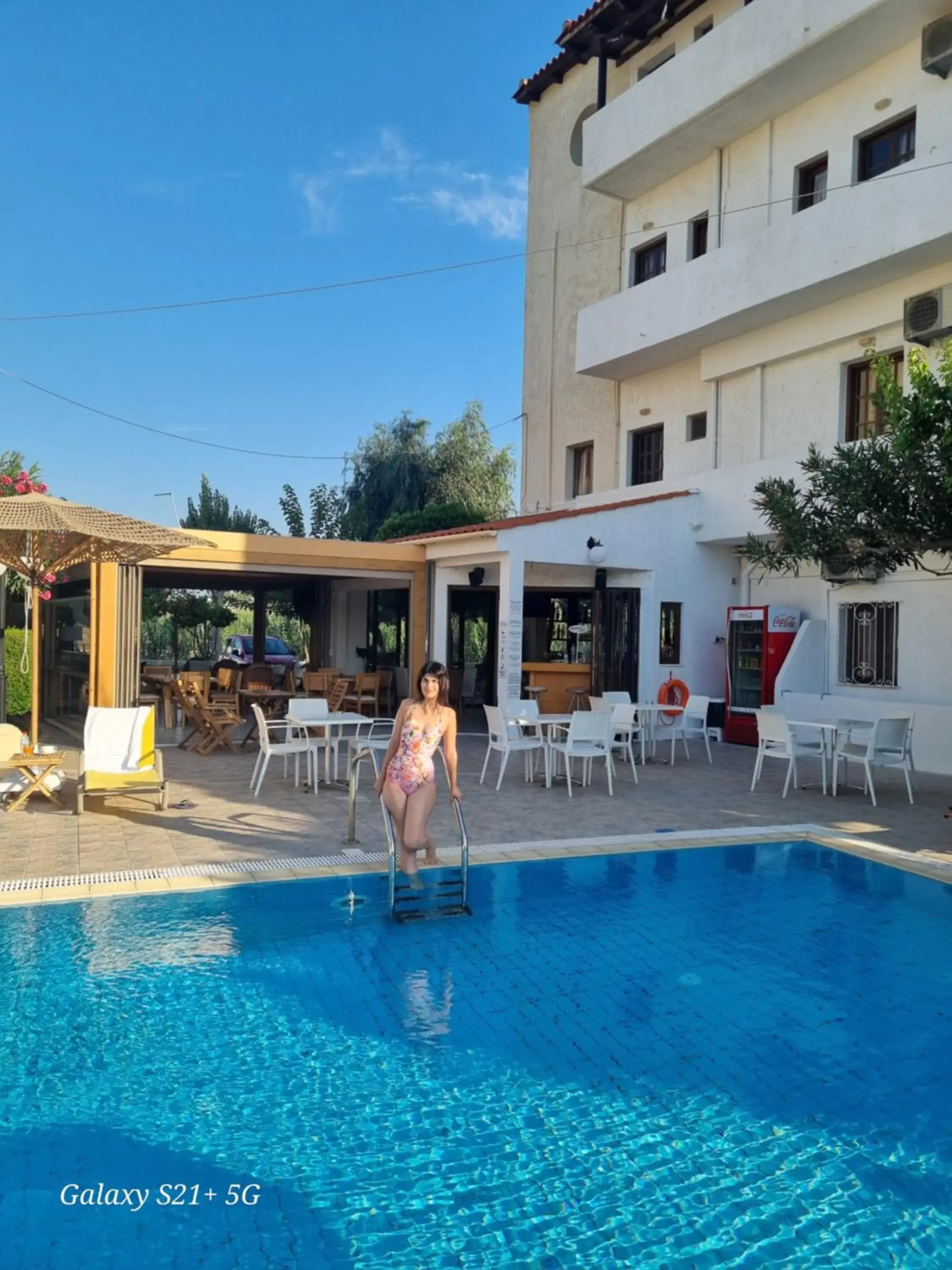 Swimming pool in Arhodiko Hotel Swimming pool in Arhodiko Hotel