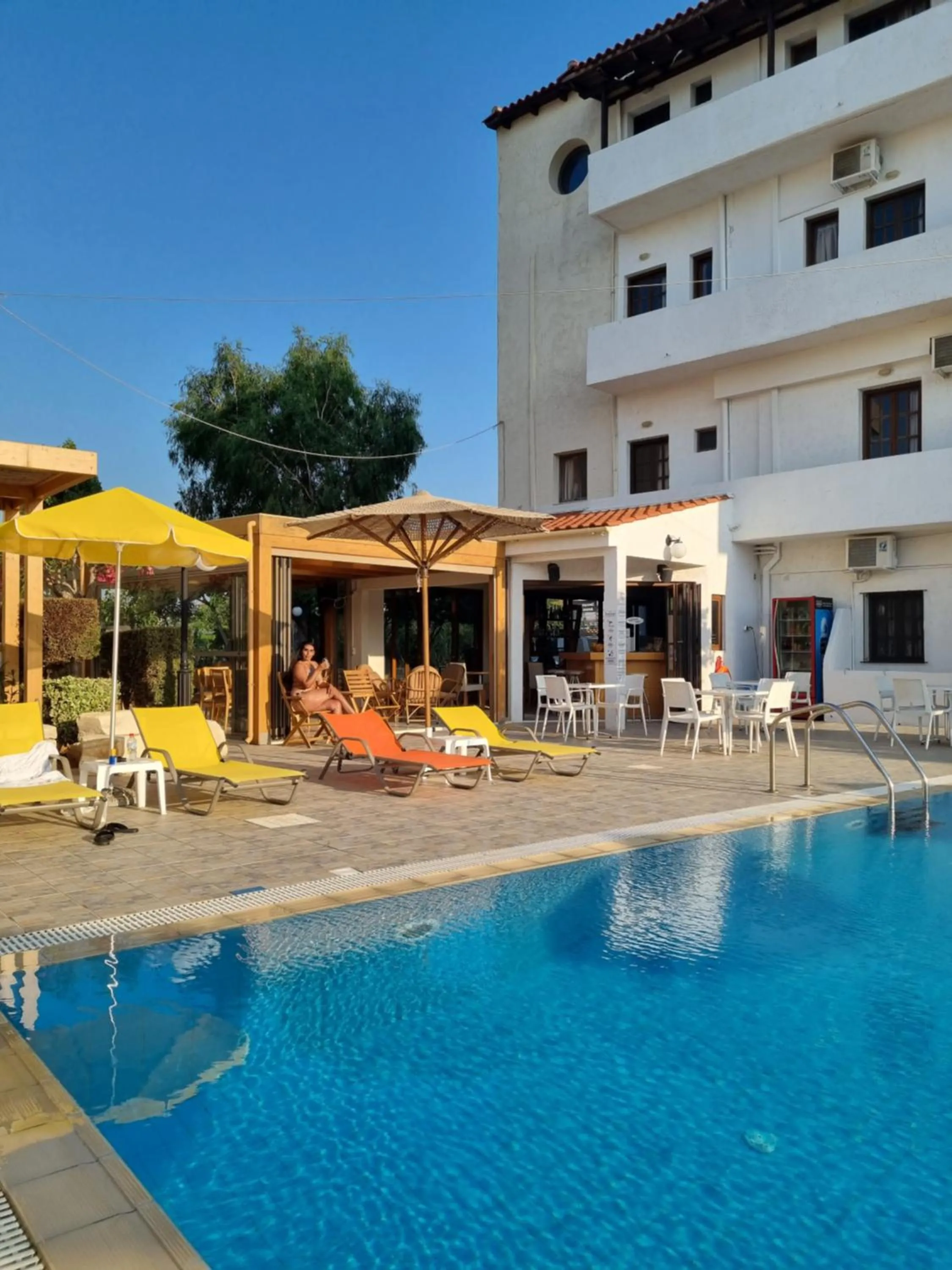 Swimming pool in Arhodiko Hotel