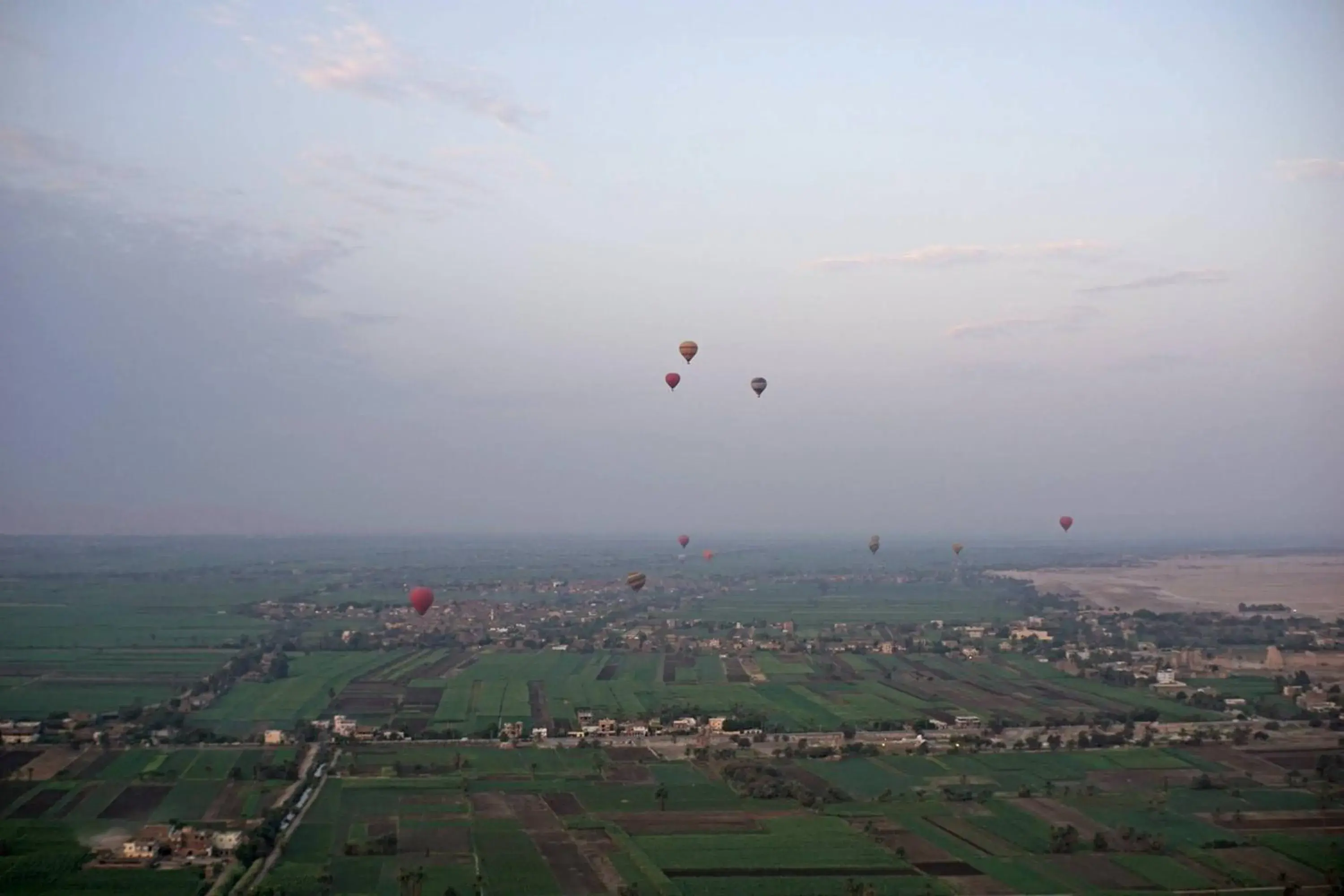 City view in Cleopatra Hotel Luxor City view in Cleopatra Hotel Luxor