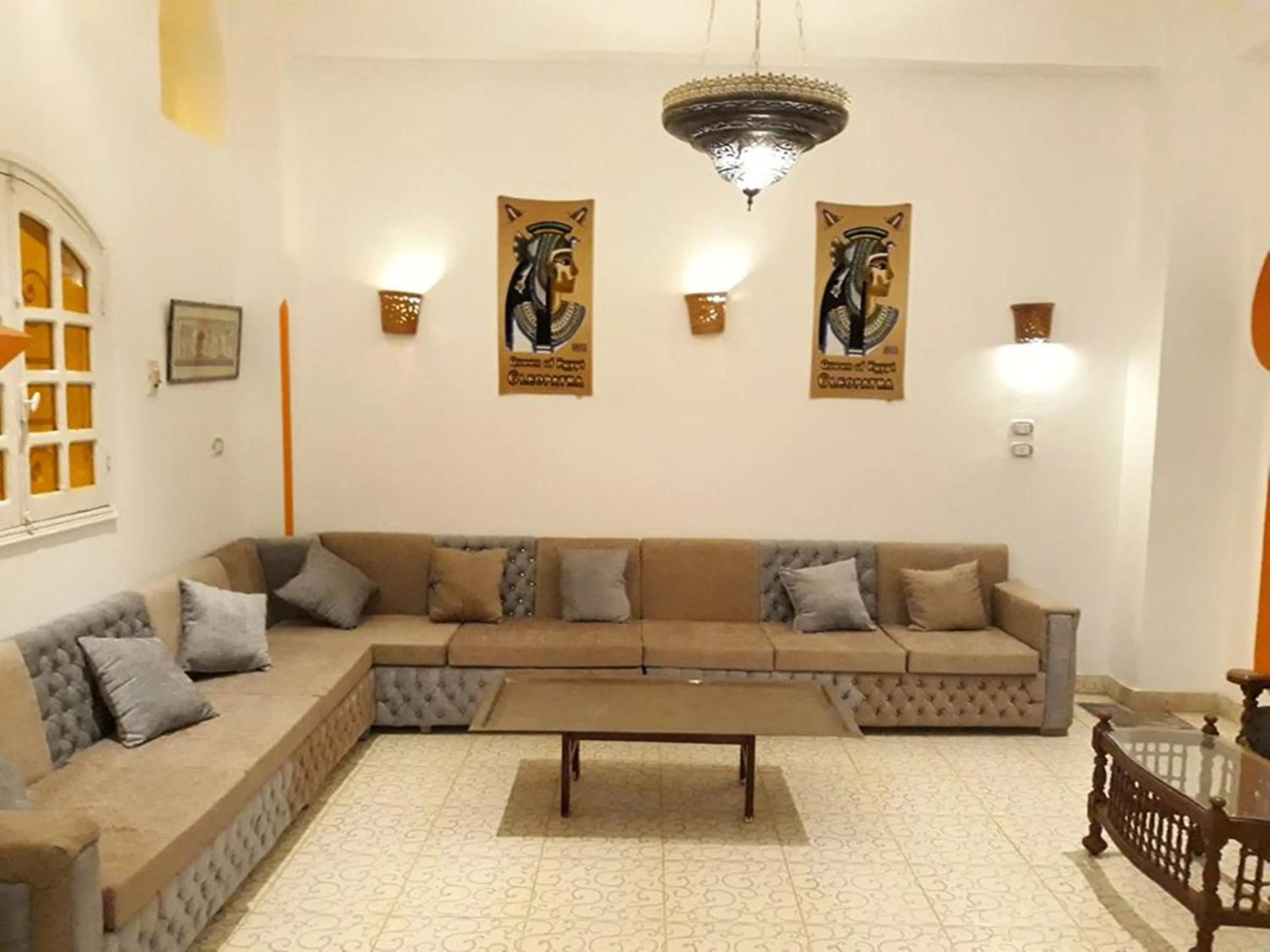 Lobby or reception in Cleopatra Hotel Luxor