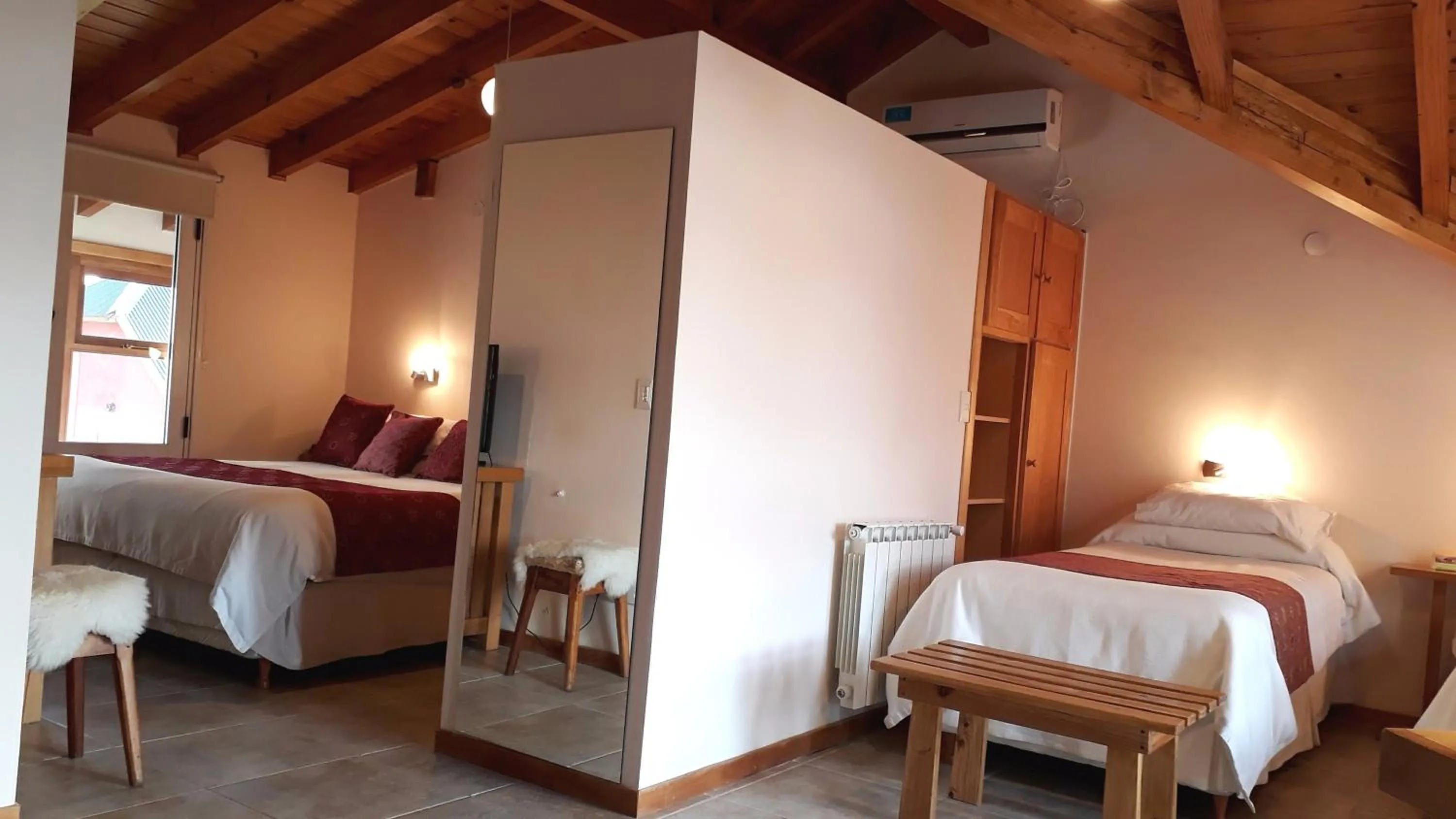 Bed in Hotel Antiguos