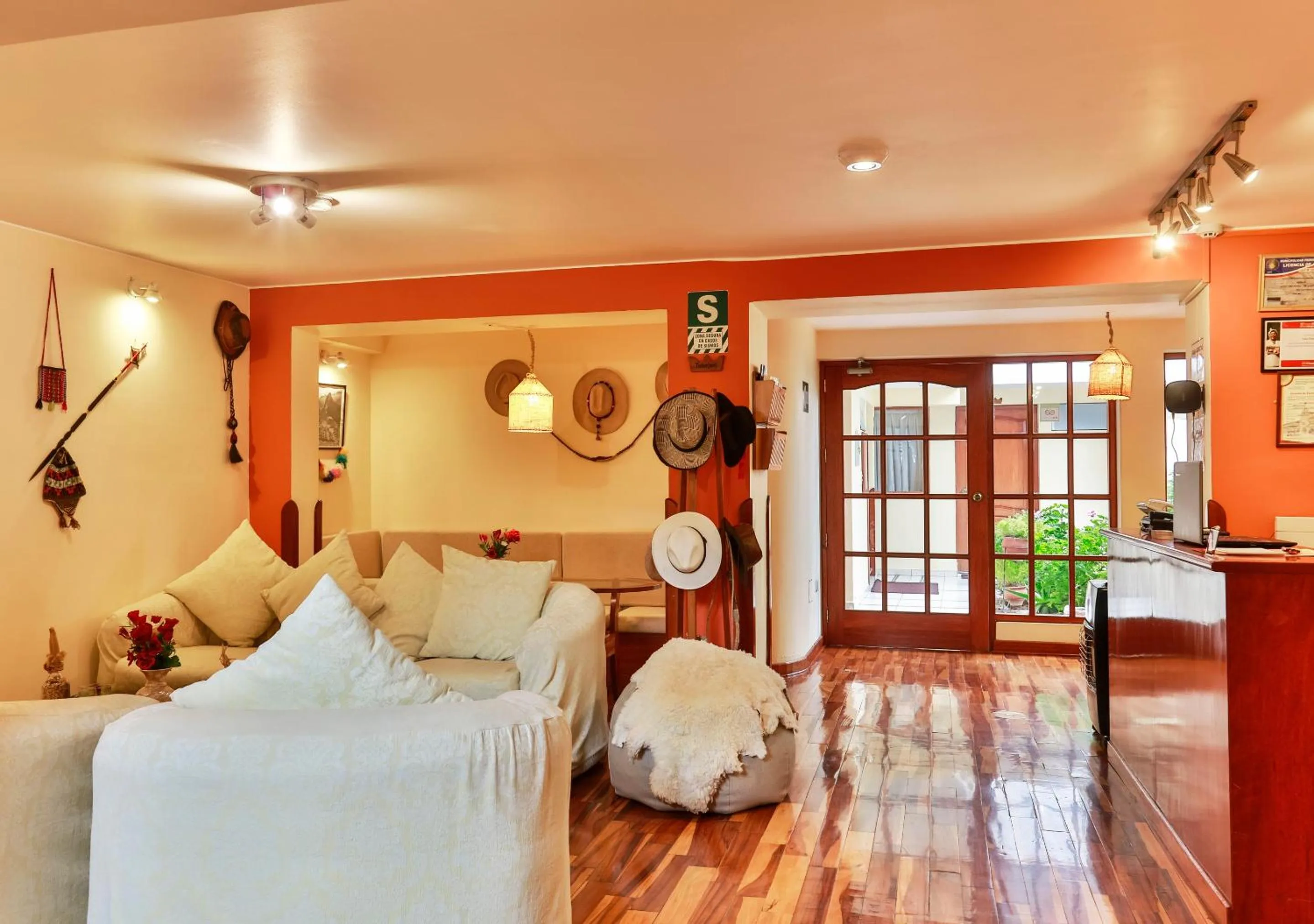 Lobby or reception, Bed in Laramani Hotel Boutique