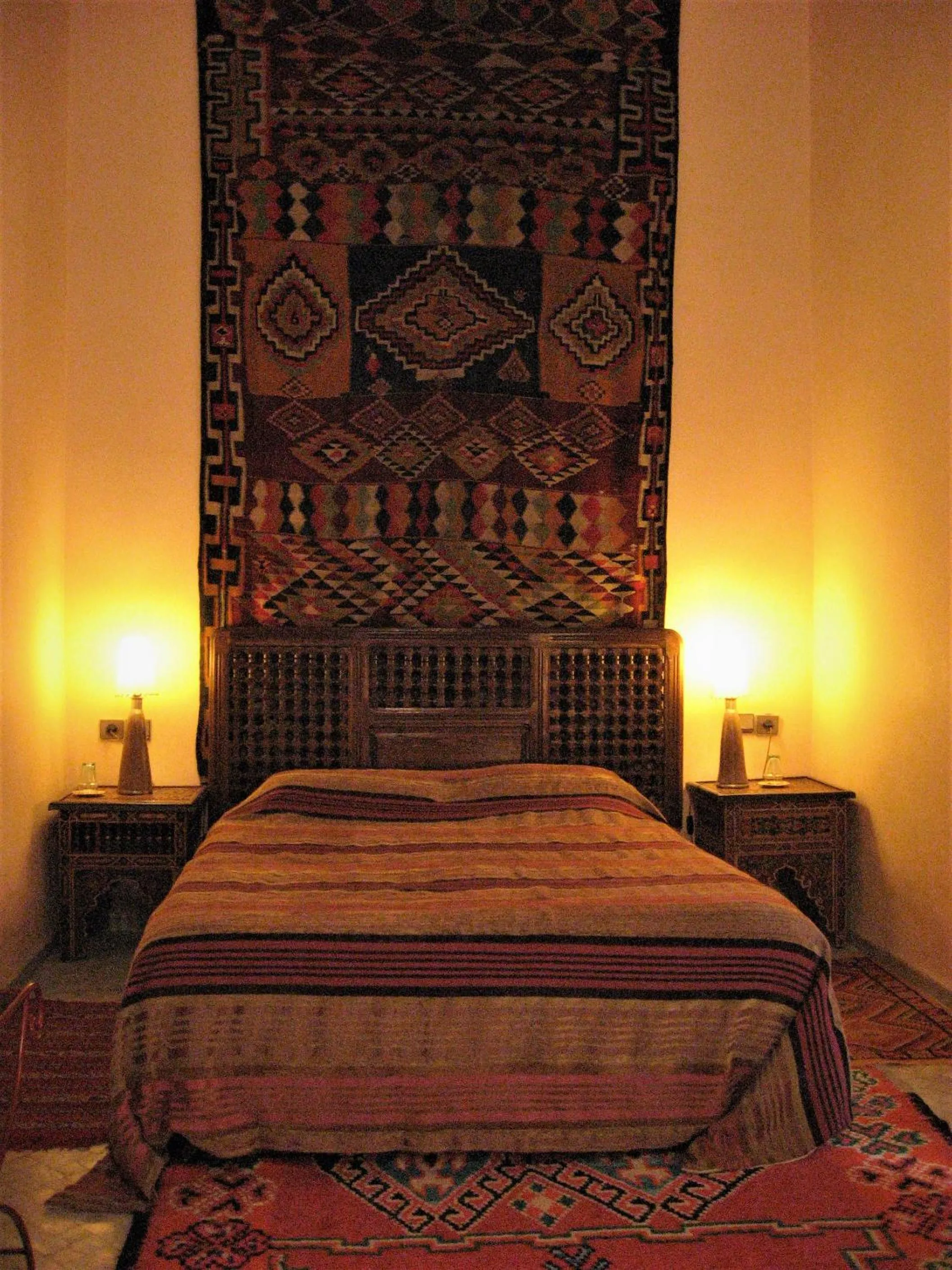 Decorative detail, Bed in Riad Dar Cordoba