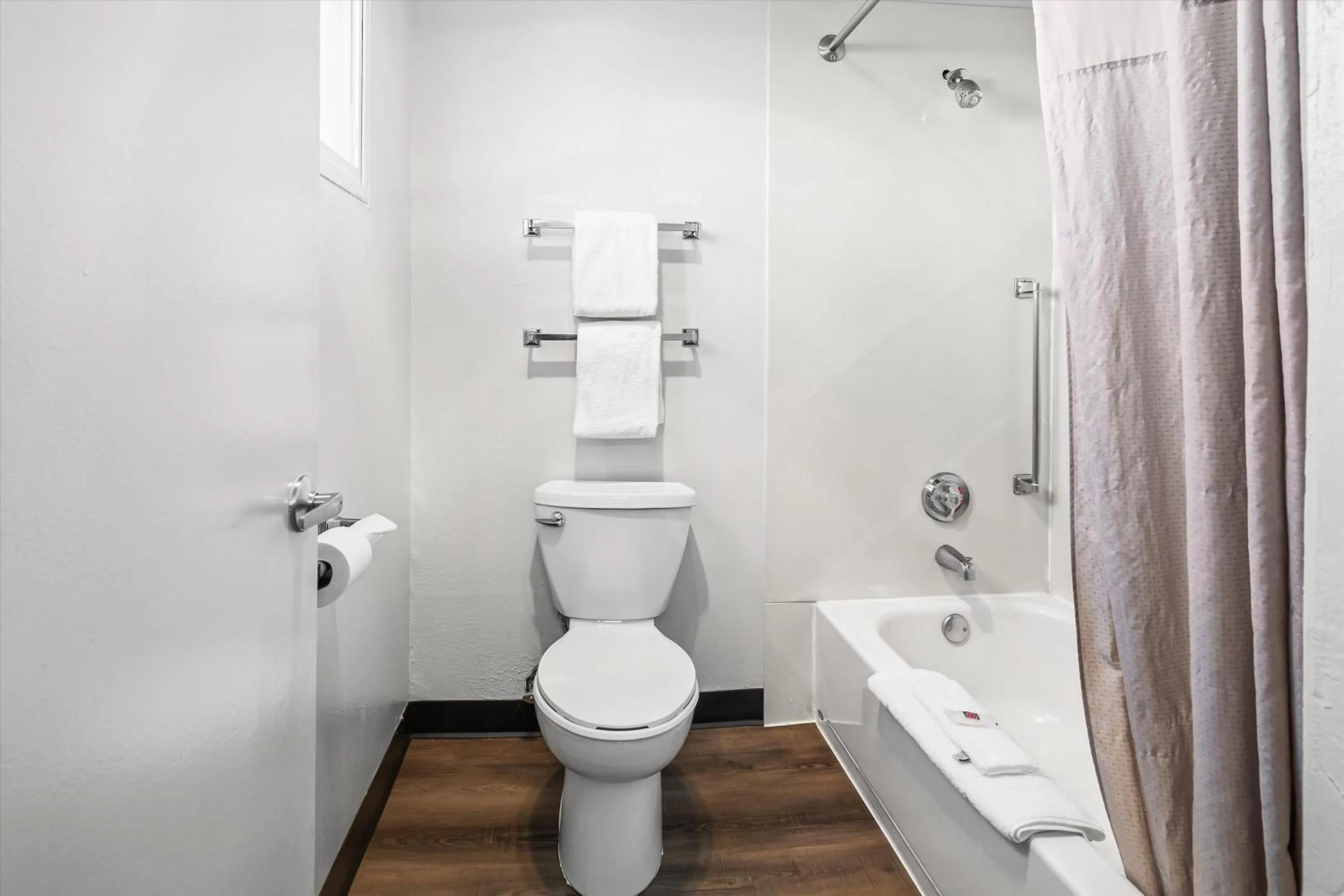 Bathroom in Motel 6-Bend, OR