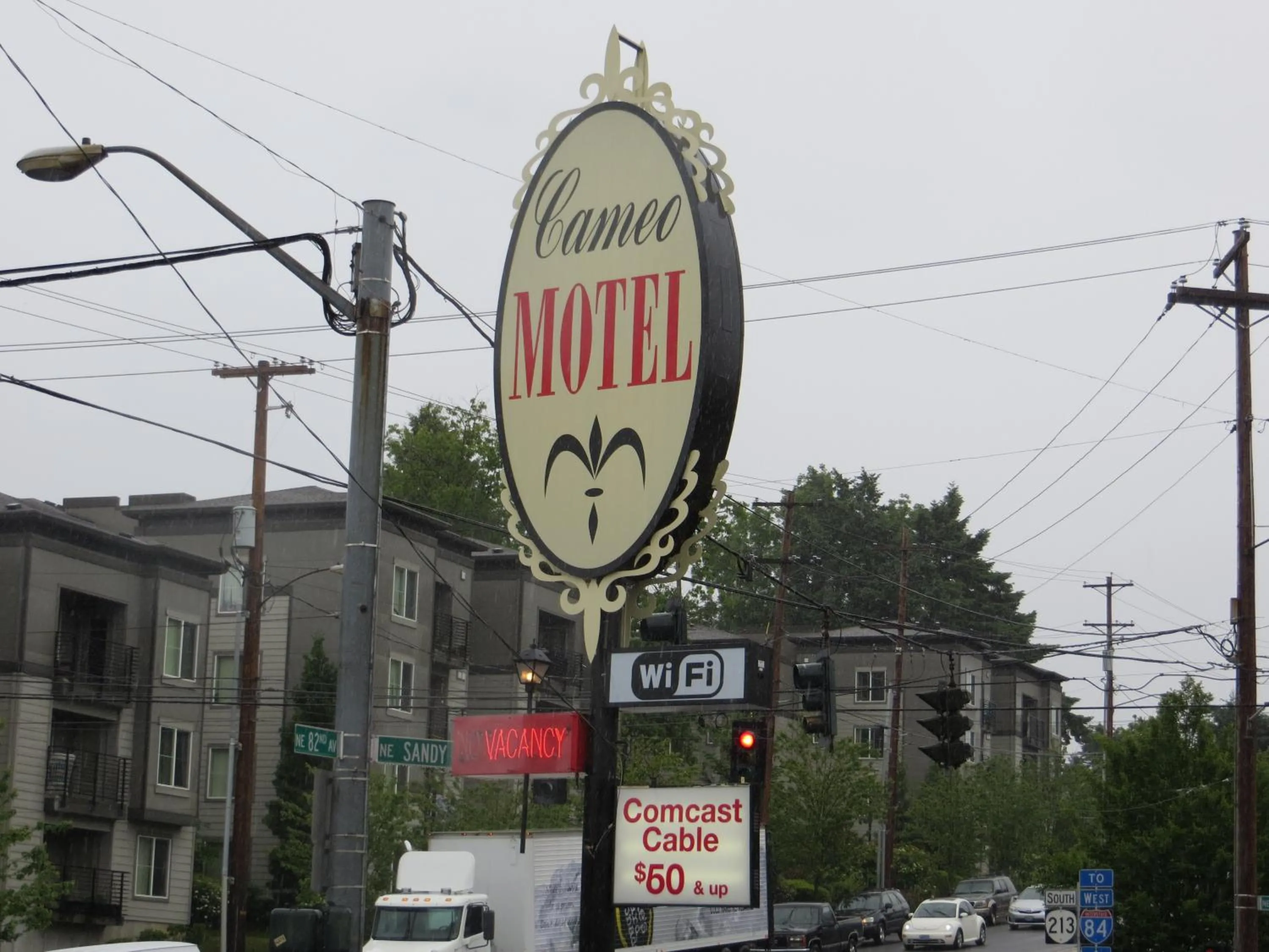 Property logo or sign in Cameo Motel - Portland