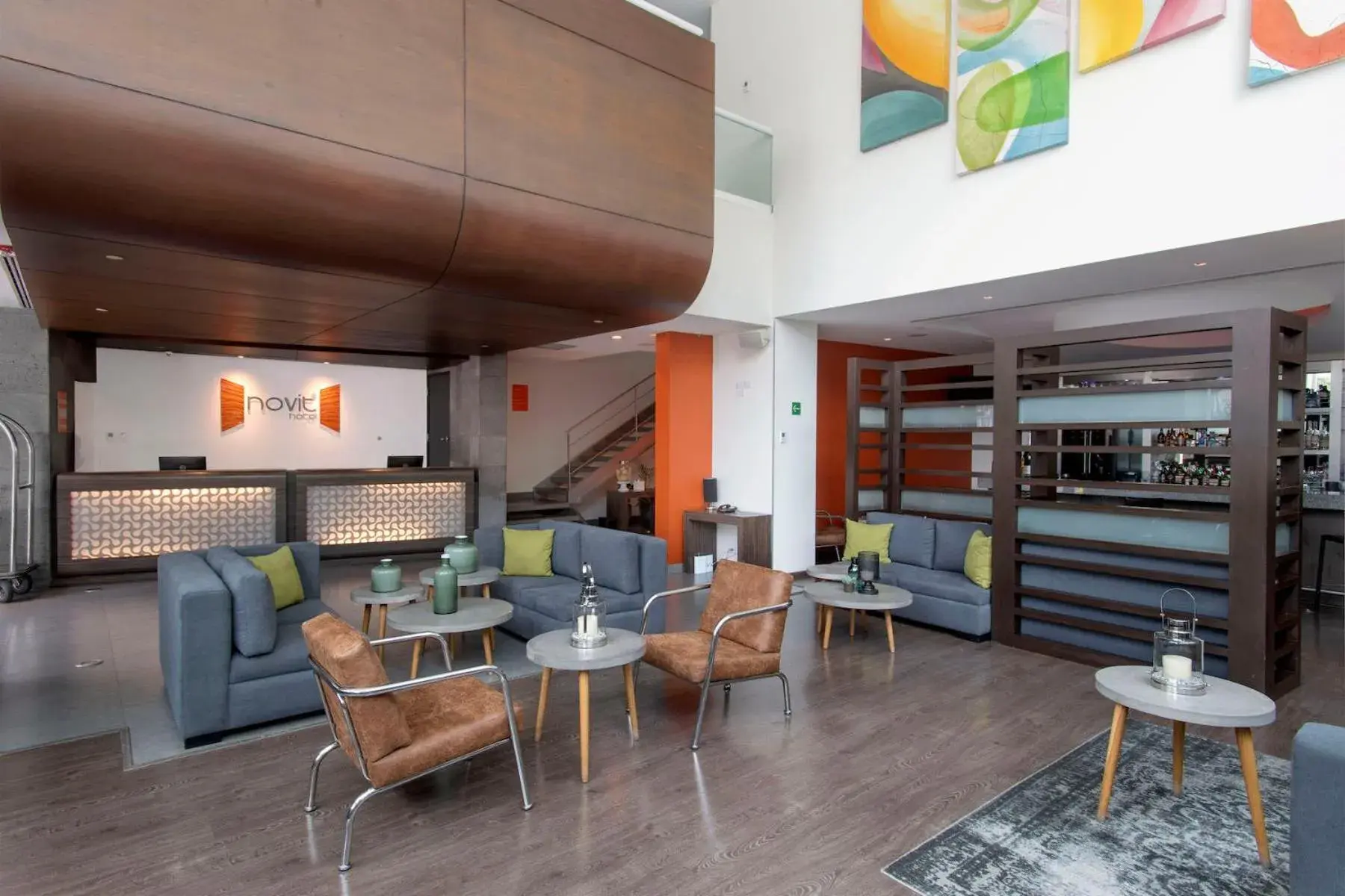 Lobby or reception in Hotel Novit Lobby or reception in Hotel Novit