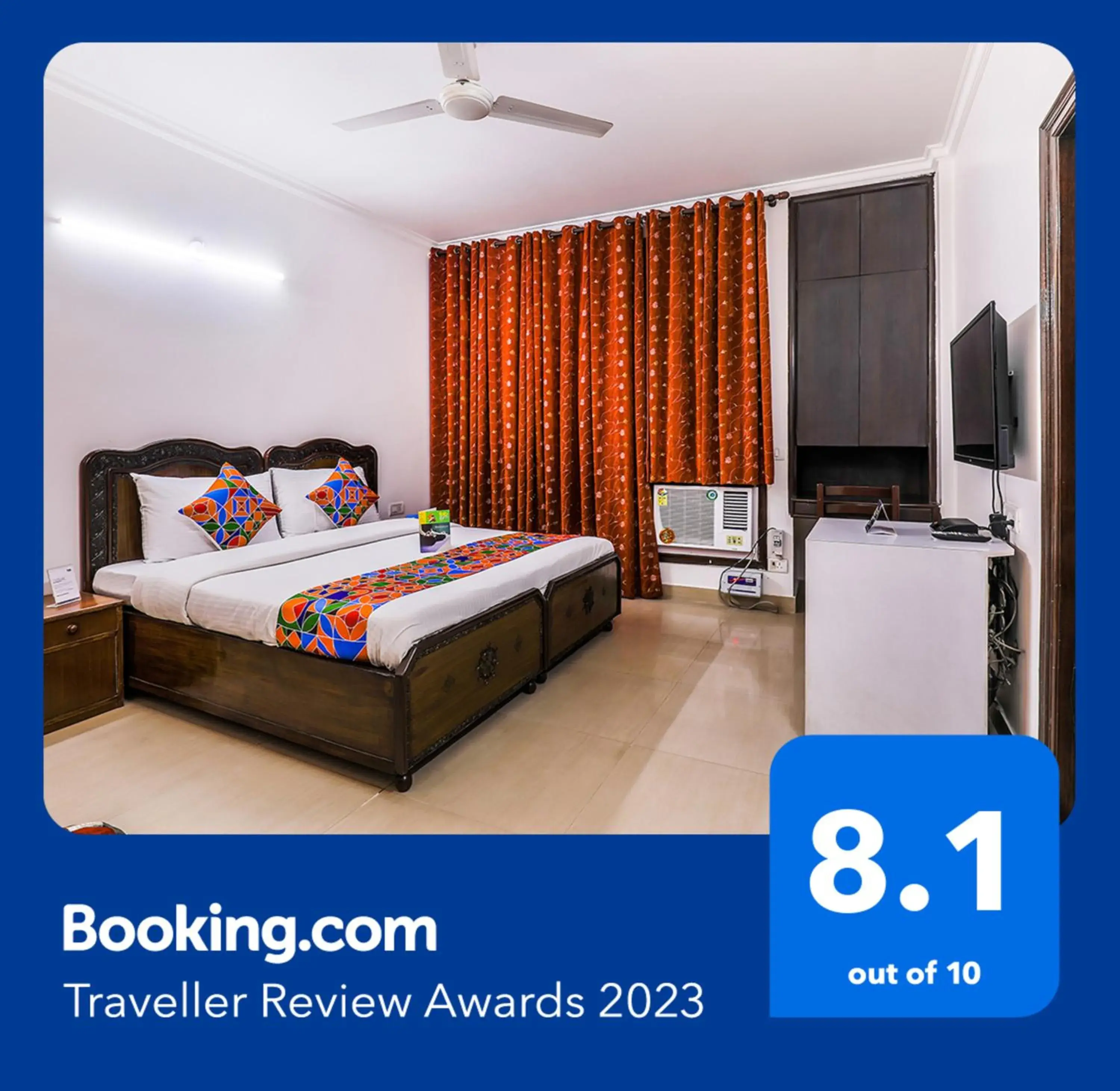 Living room, Bed in FabExpress Hemkunt Mansion Living room, Bed in FabExpress Hemkunt Mansion