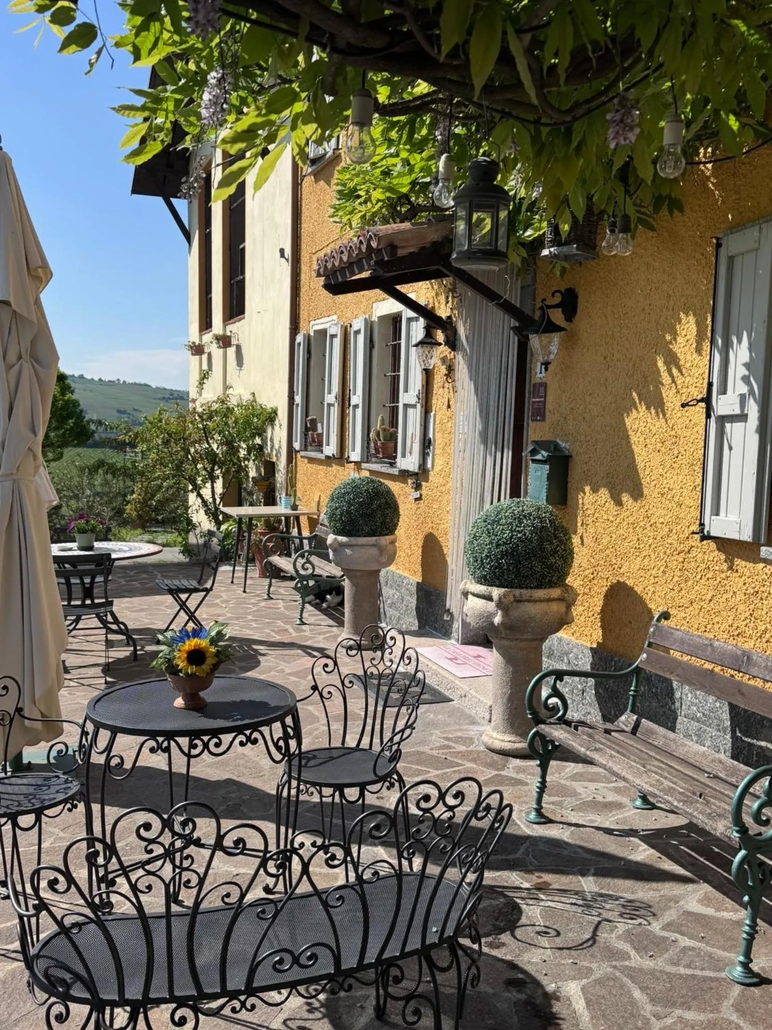 La casa tra i vigneti